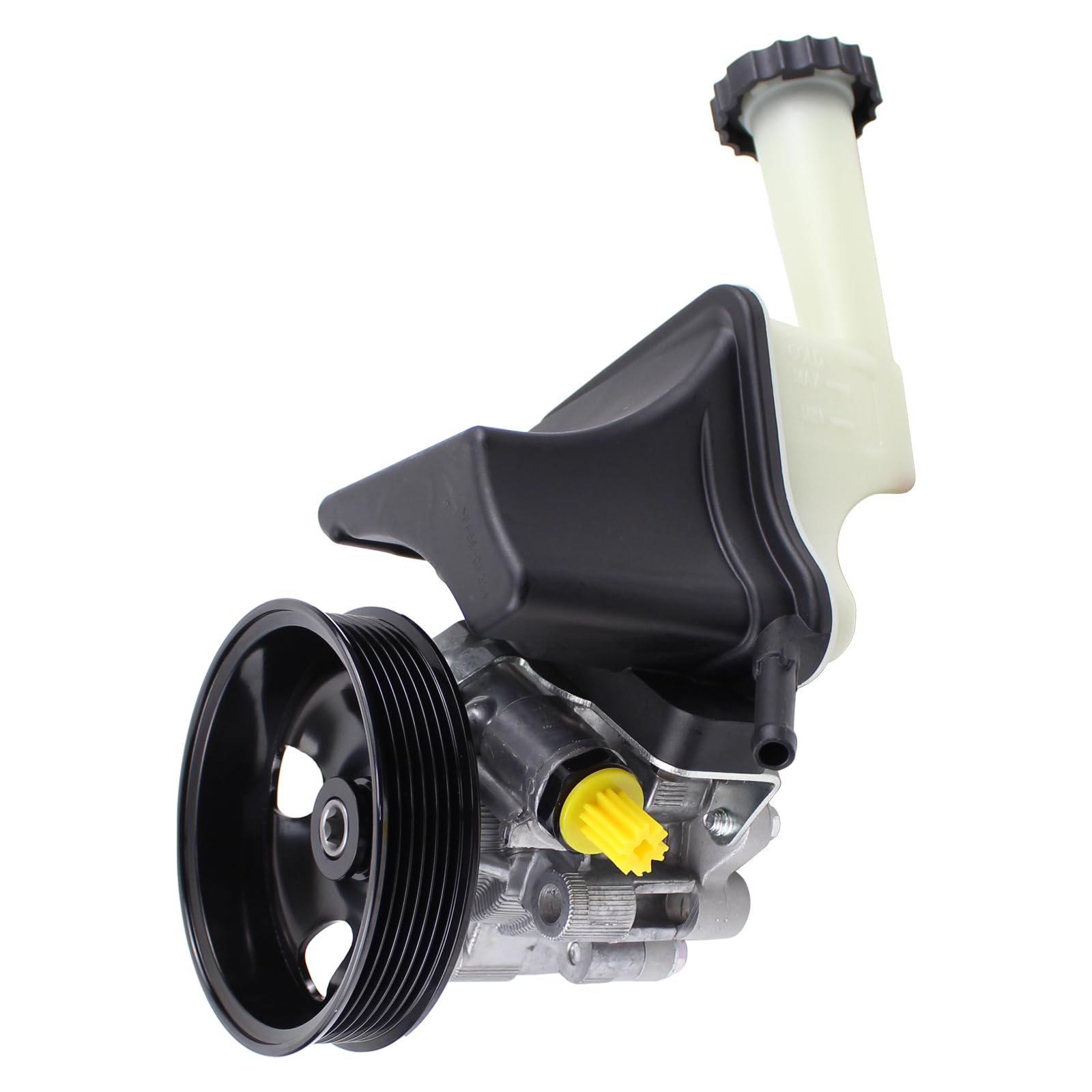 MOTOKU Power Steering Pump with Pulley and Reservoir Assembly for Chrysler 300 SRT8 2014, Jeep Grand Cherokee SRT SRT8 2013-2015, Dodge Charger 6.2 6.4 2012-2019, Challenger 6.2 6.4 2014-2018