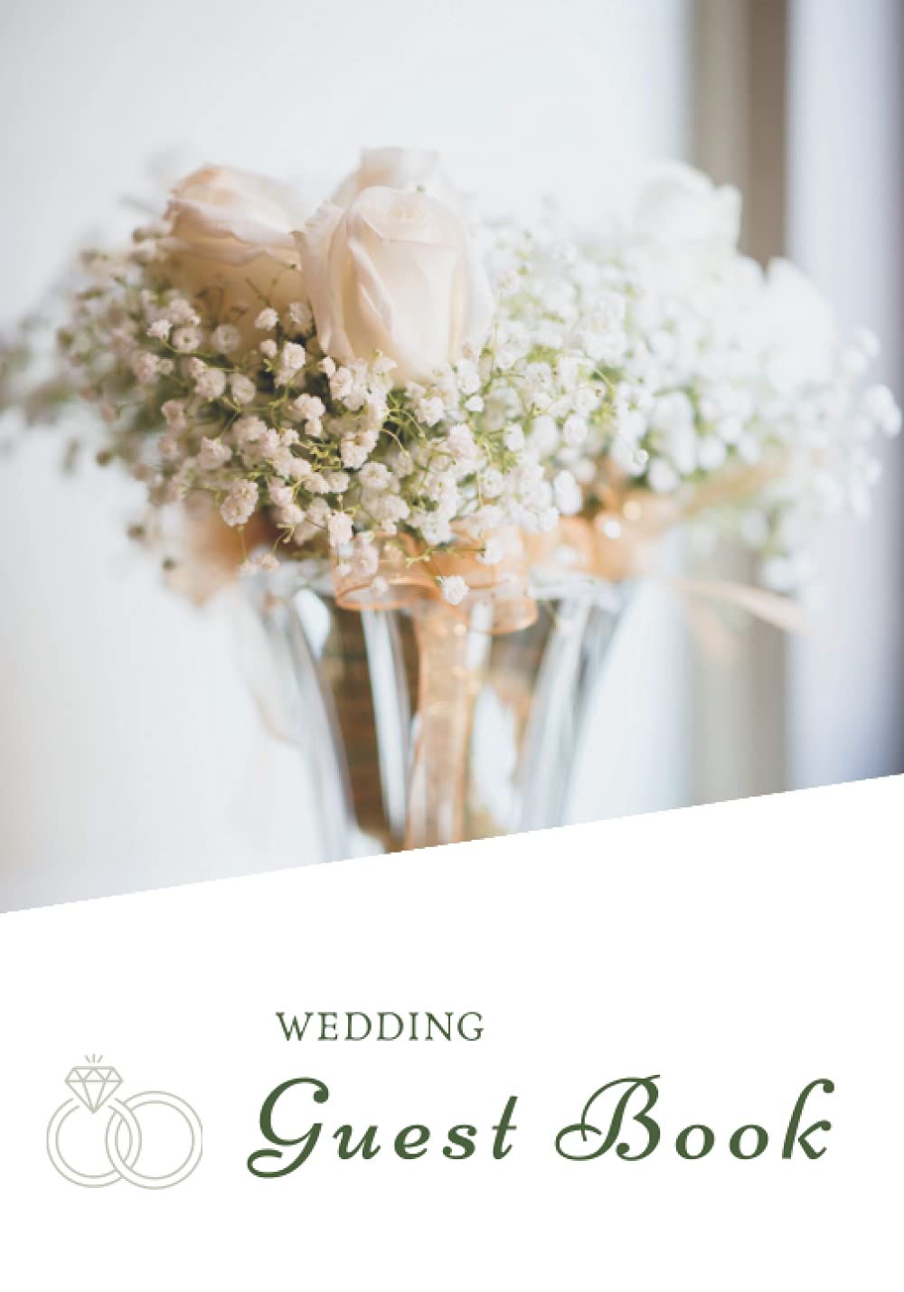 Wedding Guest Book: Wedding Memory Keepsake Guests & Visitors to Sign at Wedding Party Event