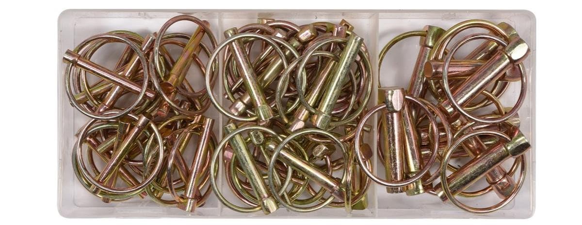 Yato Folding Cotter Pin Assortment 50 Pieces
