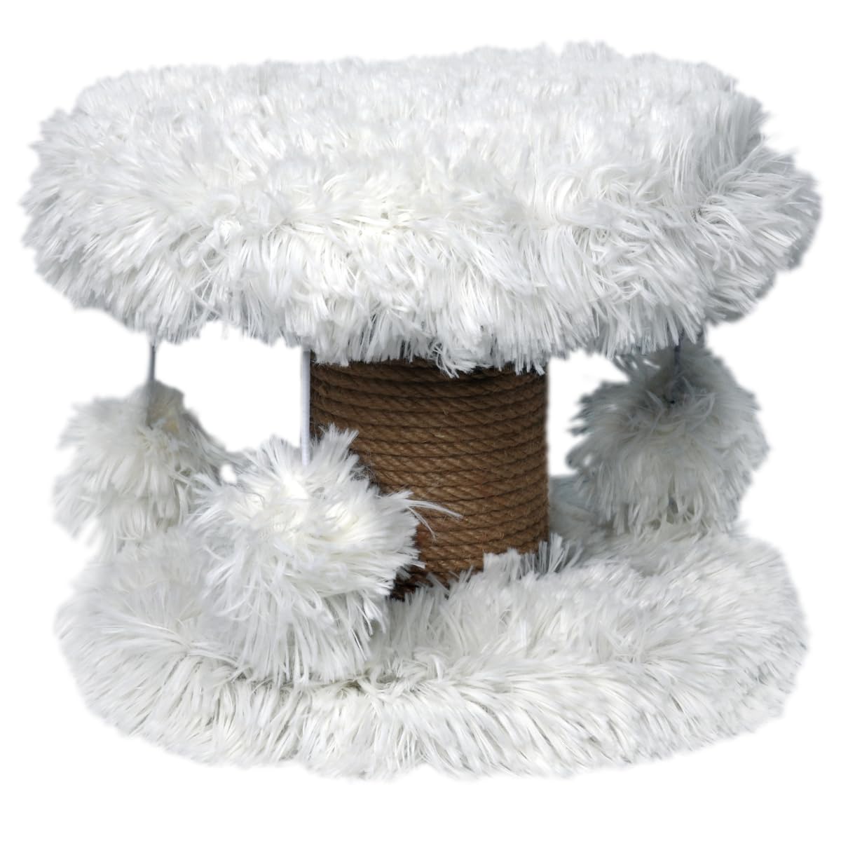Griffoir Fluffy Topmast Lycia blanc dans votre salon design moderne