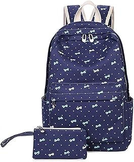 Pois Canovaccio Stampato Femminile Del Sacchetto Zaino Scuola Elementare Spalle Piccolo Zaino Fresh