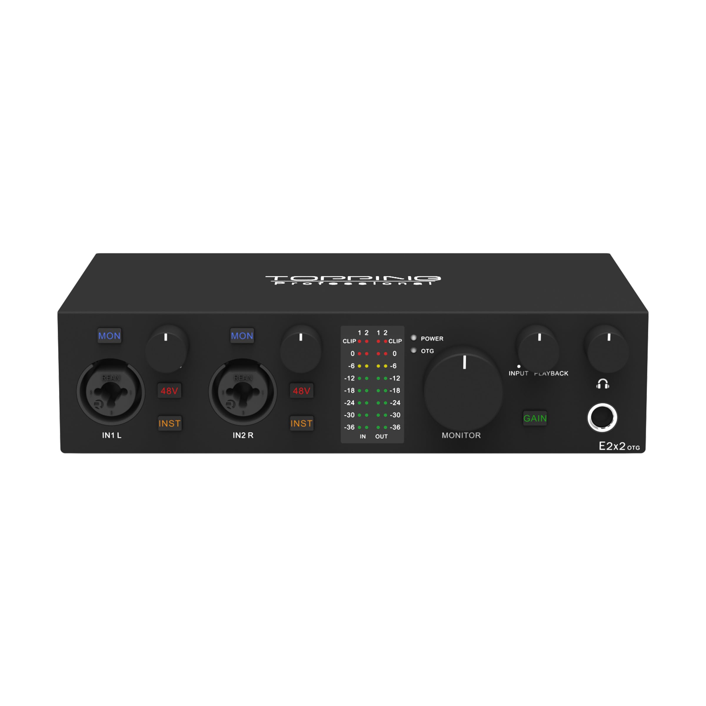Topping Professional E2x2 OTG, Interfaccia audio USB con