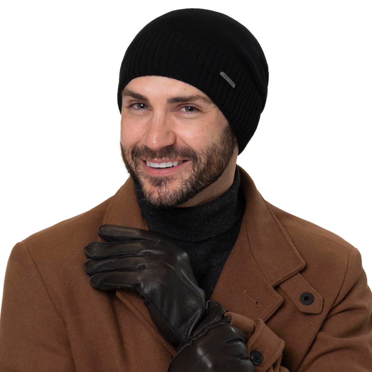 Stetson Classic Uni Goat Lederhandschuhe Herren Herbst Winter