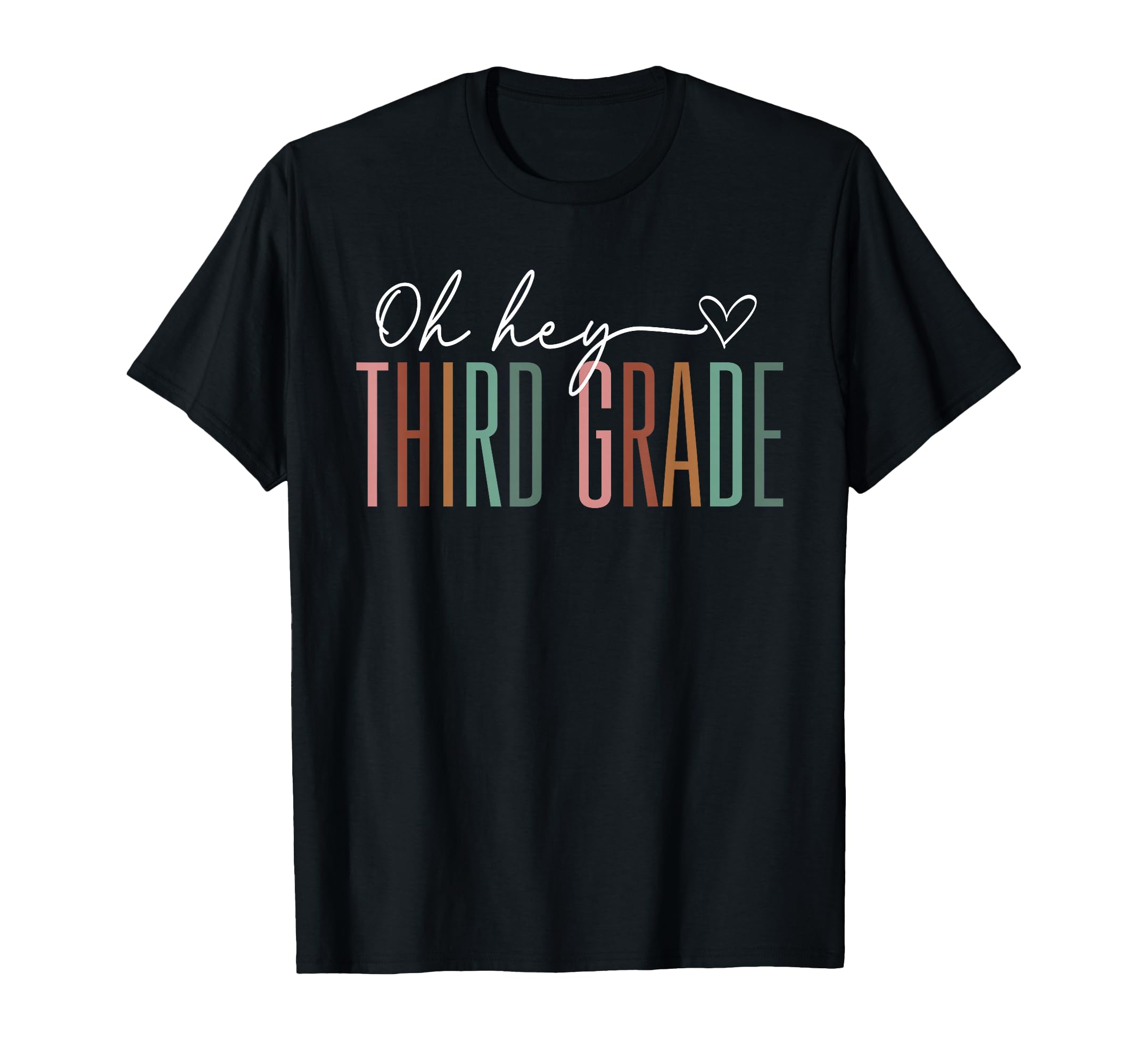 Third Grade Oh Hey Retro Back To School 3rd Grade T-Shirt