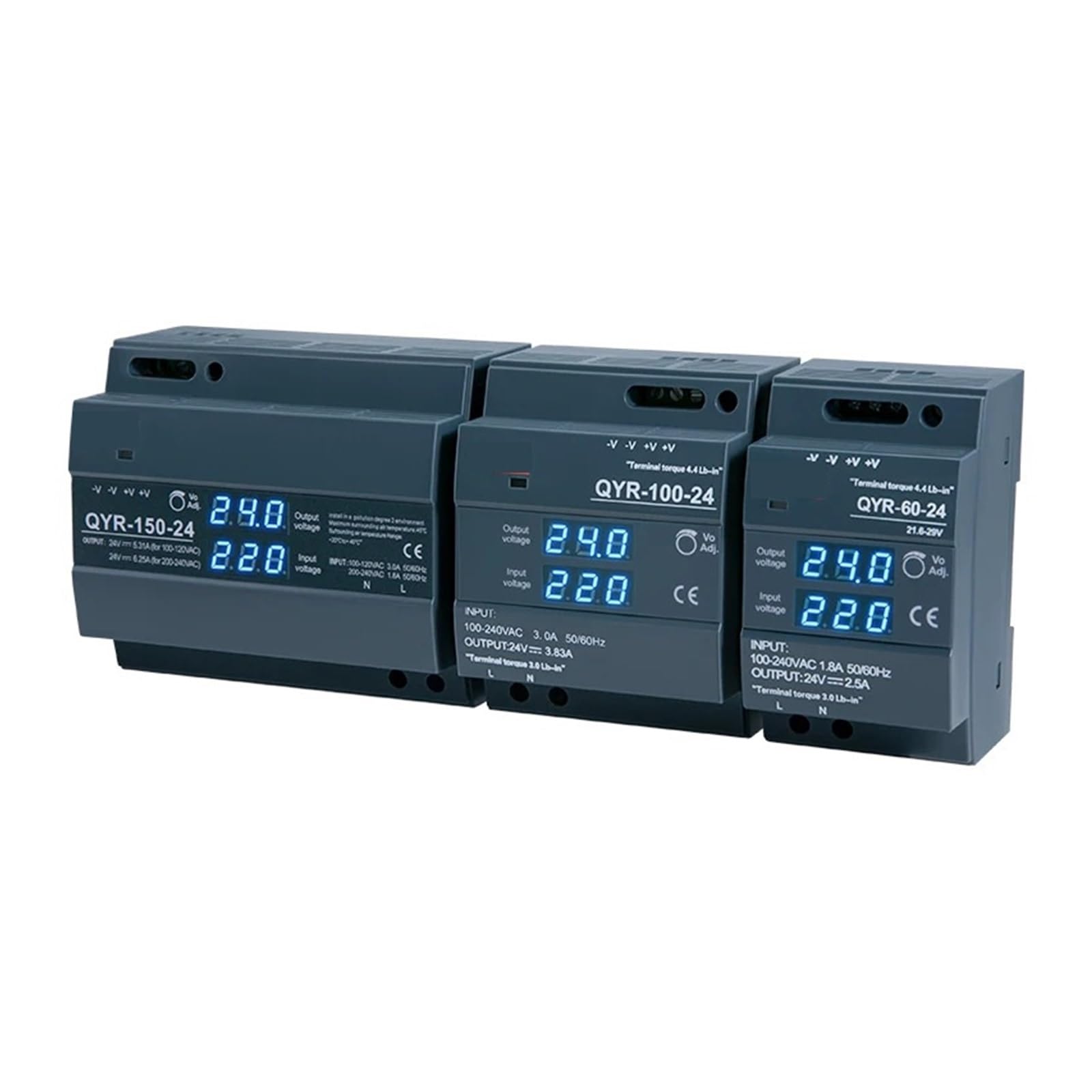 BALYDLUL 1pcs QYR-60W 100W 120W Switching Power Supply AC-DC 12V 24V(24V,60W)