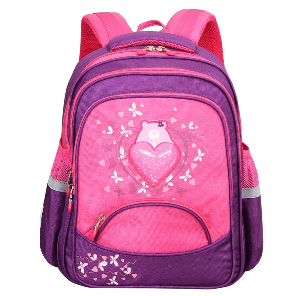 Kinderrucksäcke Primärer Handtasche Rucksack Mädchen Grundschulkinder Wasserdichte Lichtreisetasche Drucken für Schule & Reisen