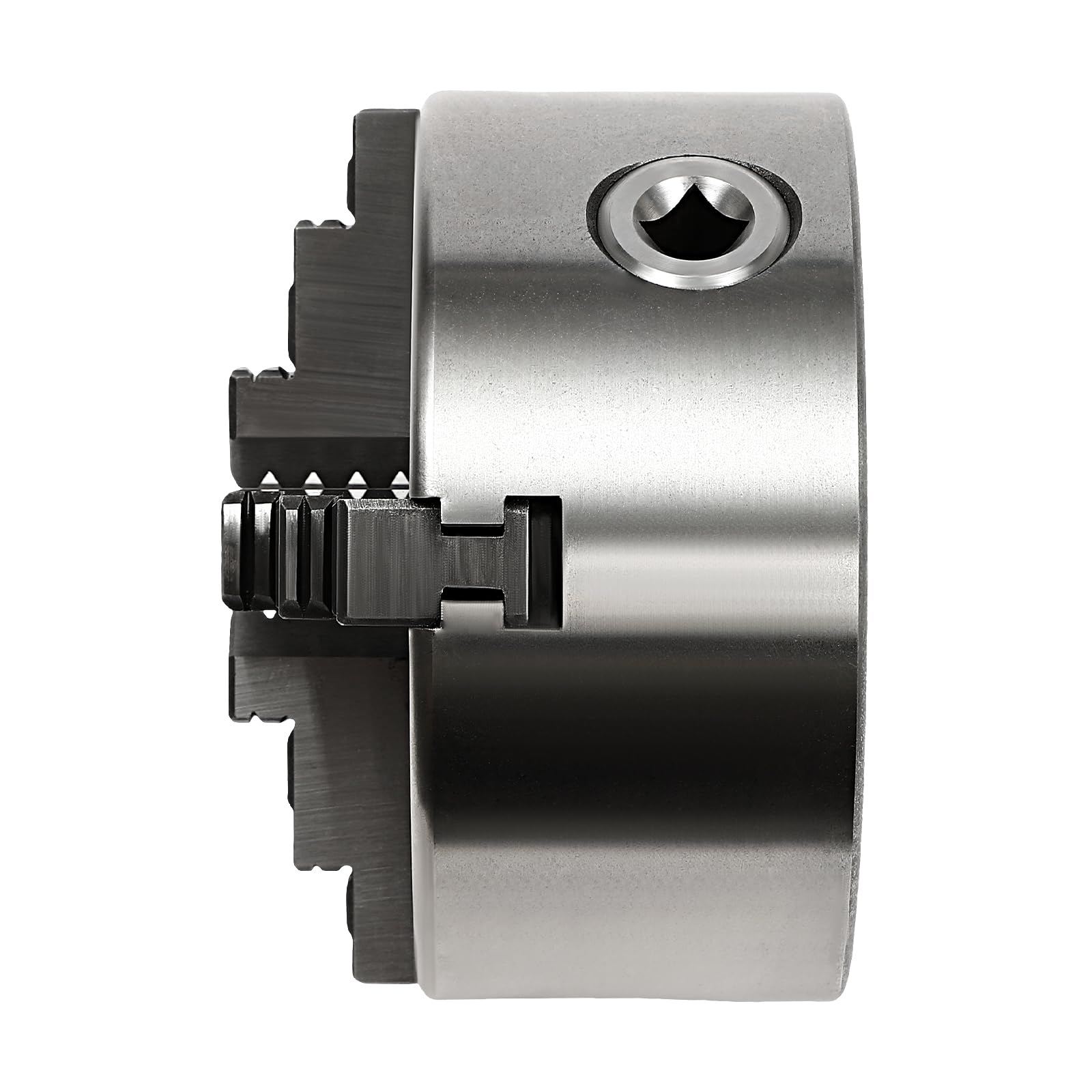 4 mandrini, mandrino autocentrante, 80/100/125 mm, alta precisione, regolabile su ganasce positive/negative, per tornio (125 mm)