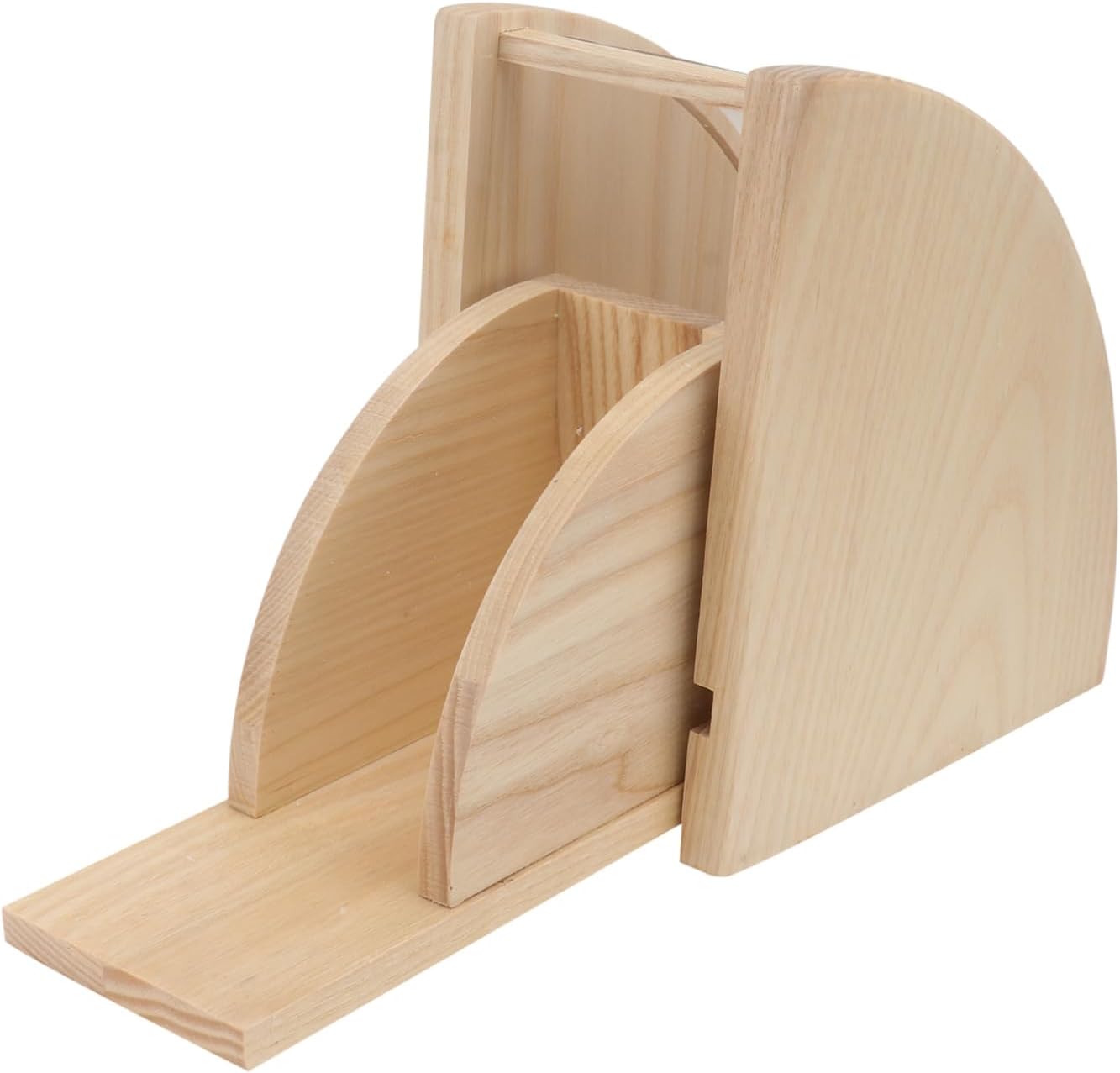 Wooden Filter Box Acrylic Cover Coffee Filters Reusable Paper Holder Commercial Coffee Home Storage Elegant Wooden Design