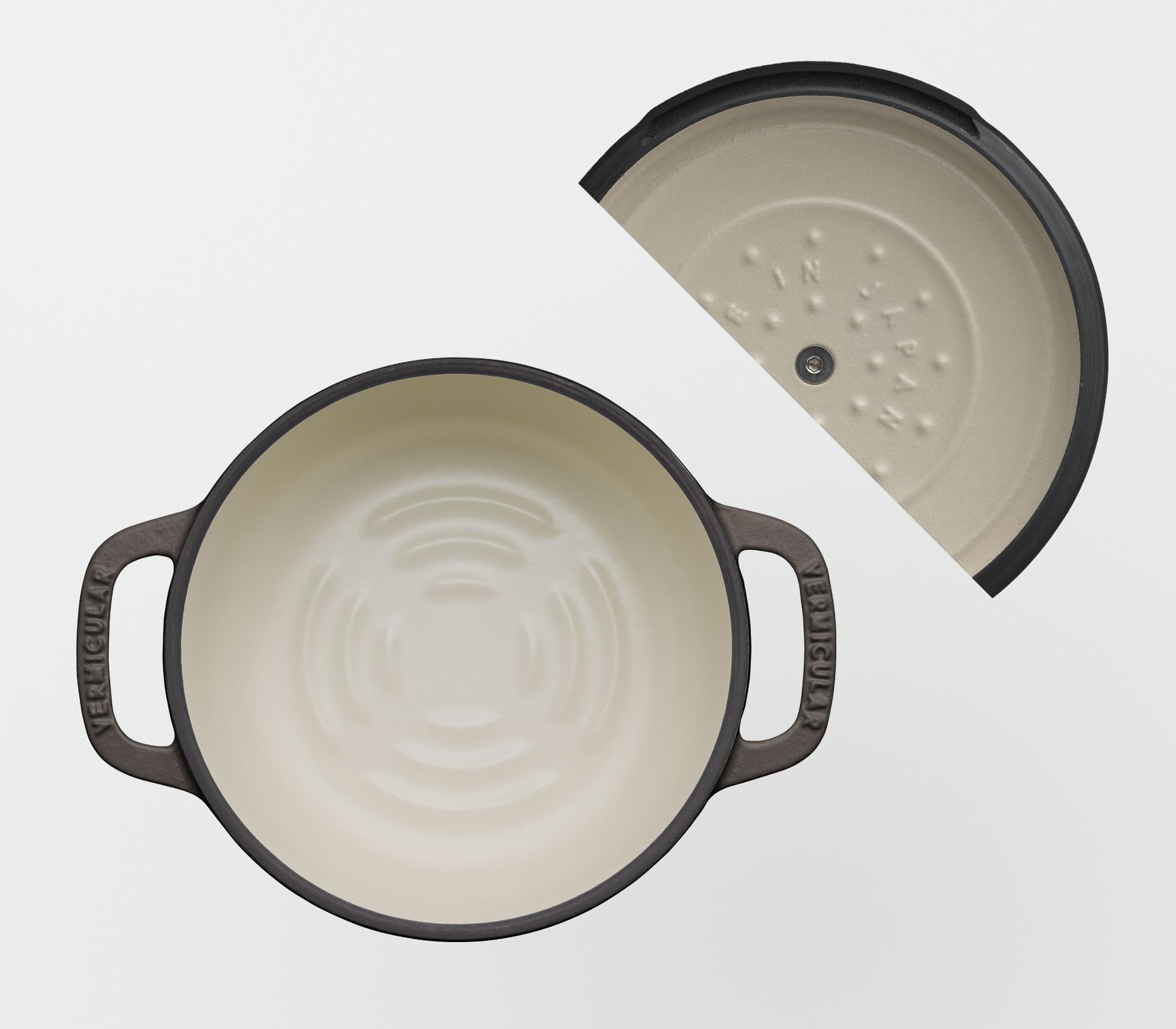 Amazon.co.jp: バーミキュラ 鋳物ホーロー鍋 MINI 14cm ヘーゼルナッツ  