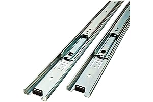 5-Pack 28" Full Extension Drawer Slide for Cabinets and Closets