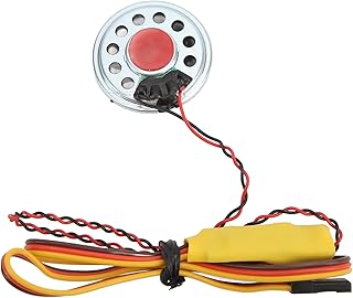 RC Car Mini Siren, Manual/Remote Control Sound Simulator 5-8V 0.5W RC Car Horn 90dB Upgrade Parts for 1/8 1/10 RC Vehicles