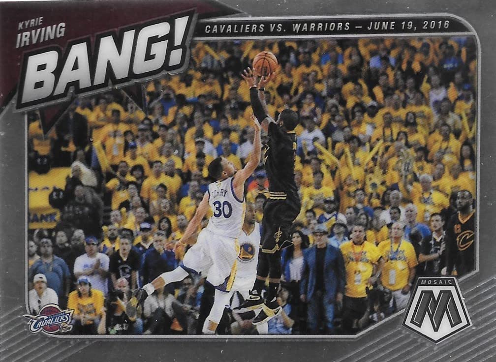 Amazon.com: Kyrie Irving 2020-21 Mosaic Bang Insert Card #9