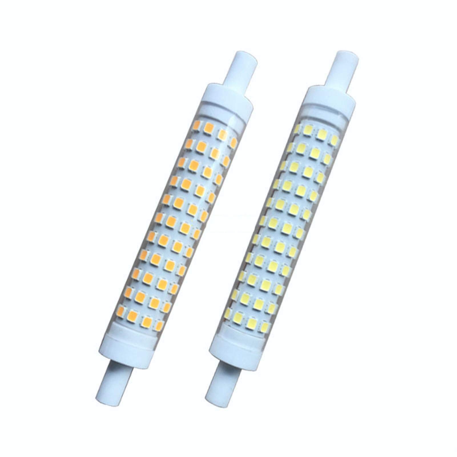Żarówka LED kukurydziana 2 SZTUK LED 10W Ceramiczne R7S Może Być Ściemniaczem 230V Lampa Pozioma 80 2835(Cold White)