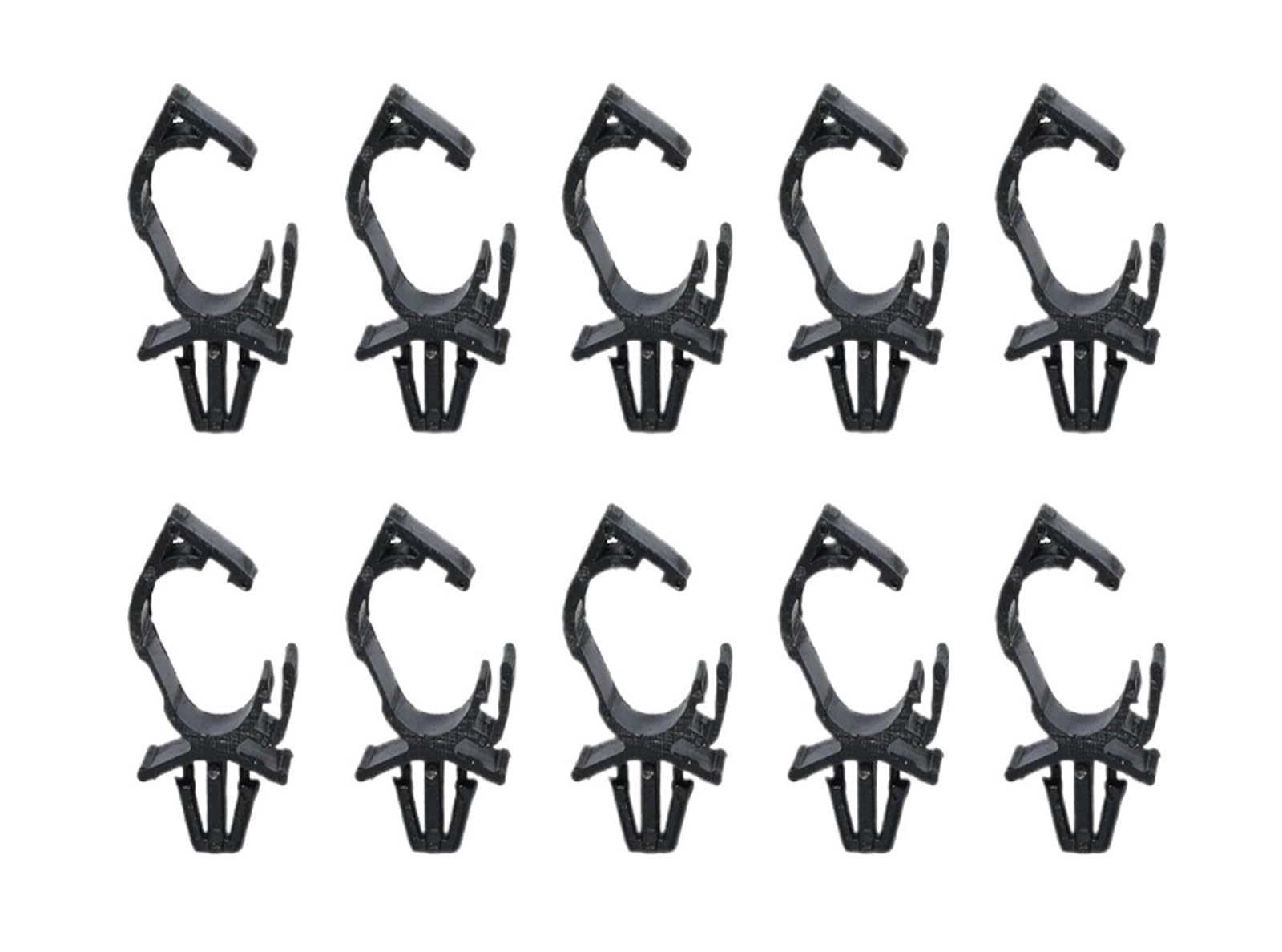 Dpnentv One Color 10Pcs Automotive Corrugated Tube Retaining Wire Fixing Clips
