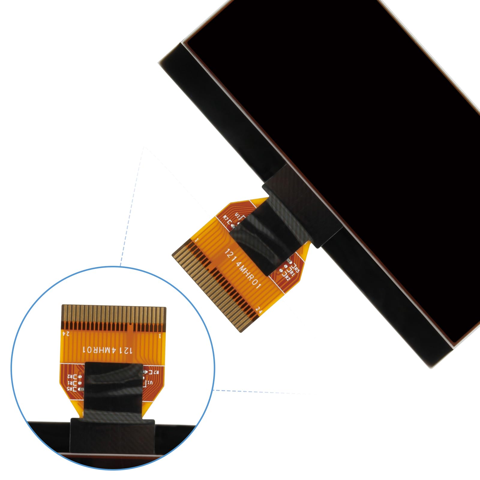 LCD Display per Mercedes Classe A B LCD Schermo per Mercedes Classe A W169 / B W245 Sostituzione dello Schermo, Numero OEM A1695400448, 0263643242 (Nero)
