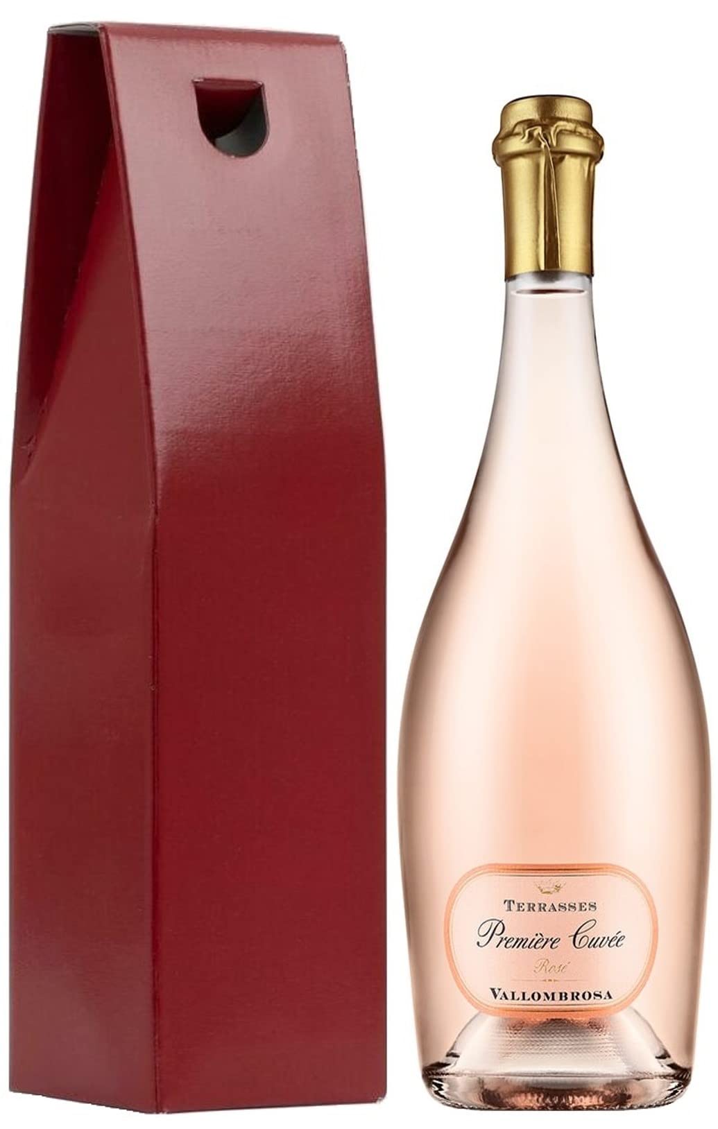 Vallombrosa Terrasses Première Cuvée Rosé – France 1 x 75cl, in a Red Gift Box