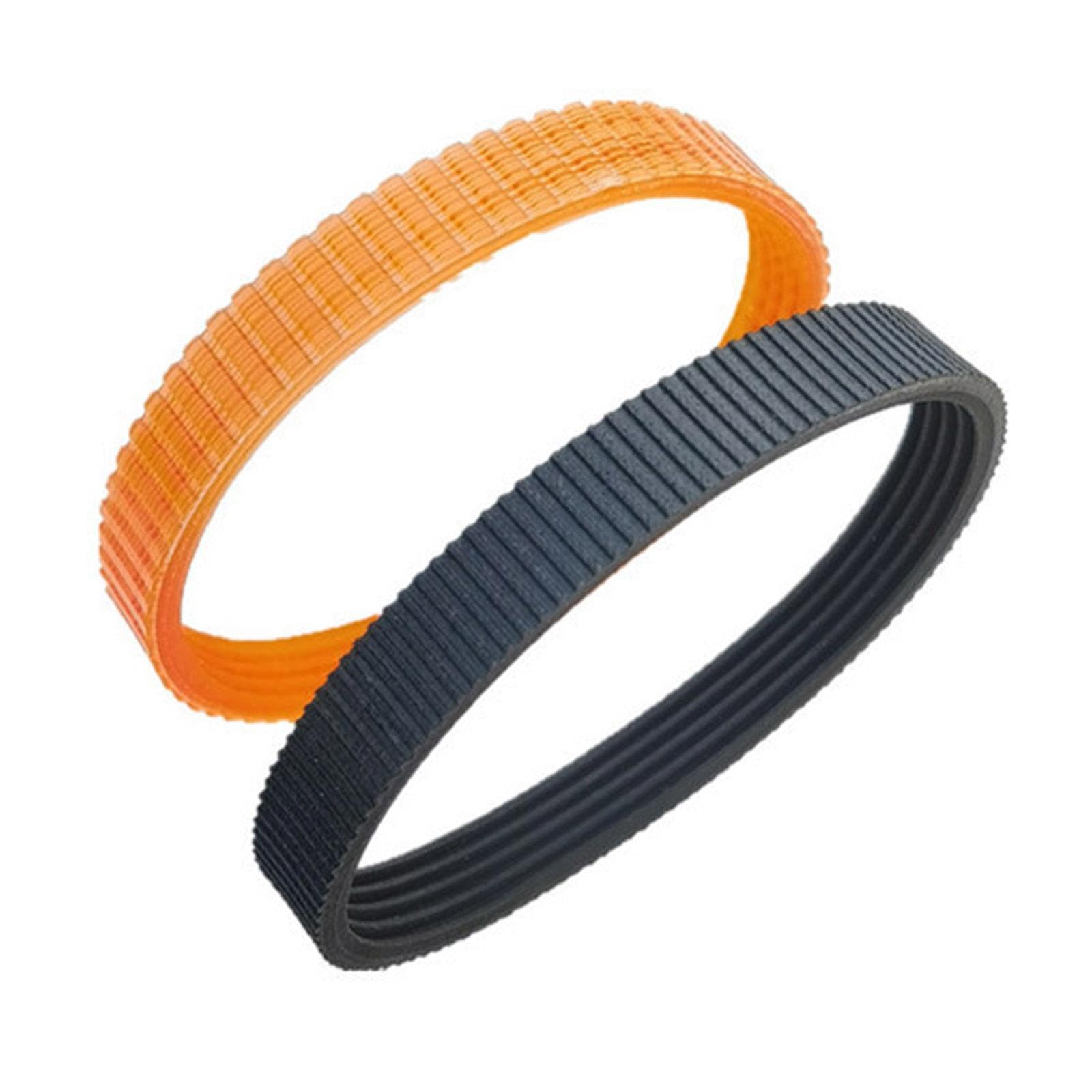 Milageto 2 cinghie di trasmissione per pialla, accessori, circonferenza 238 mm, parti di ricambio per utensili di carpenteria per pialla elettrica da 82 mm, nylon