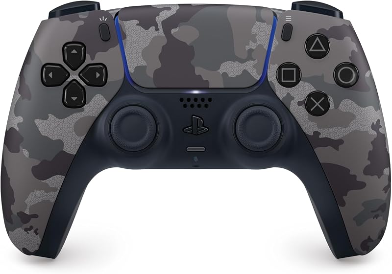 Sony Official PlayStation 5 - DualSense Wireless Controller - Gray Camouflage - US/LATAM (PS5)