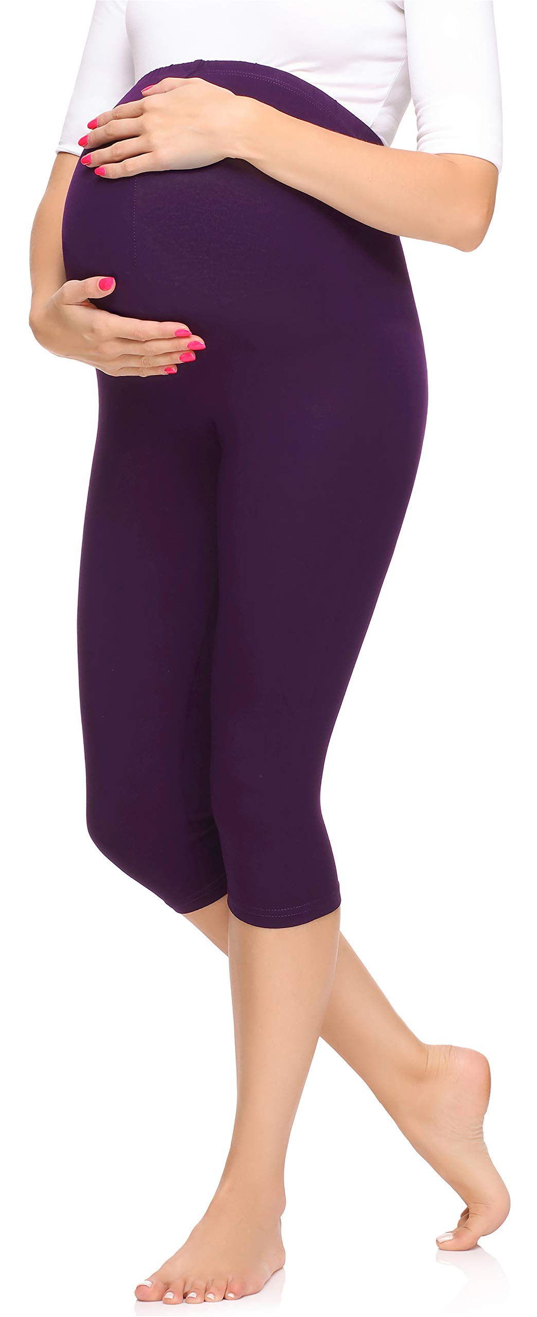 Merry Style Damen 3/4 Umstandsleggings aus Viskose MS10-298