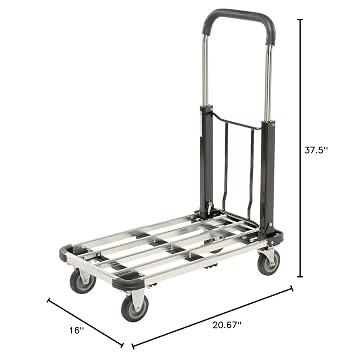 Nexel Folding Utility Truck-Telescoping Deck