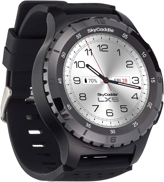 SkyCaddie LX5C Golf GPS Watch with Ceramic Bezel Black