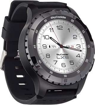 SkyCaddie LX5C Golf GPS Watch with Ceramic Bezel Black
