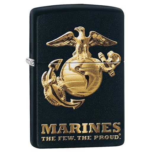 Zippo U.S. Marine Corps. Logo Black Matte