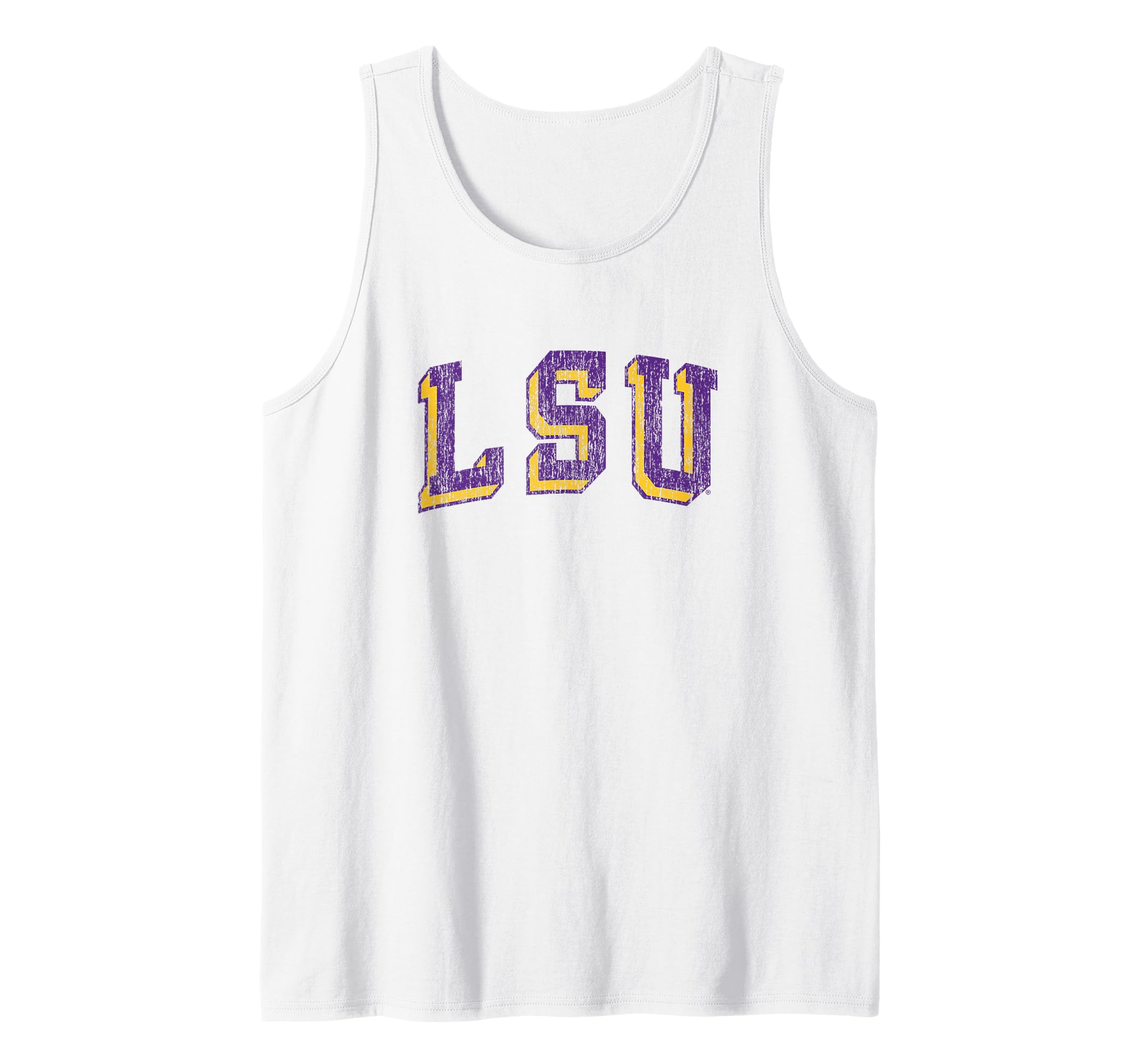 LSU Tigers Vintage Apparel Retro Arch Tank Top