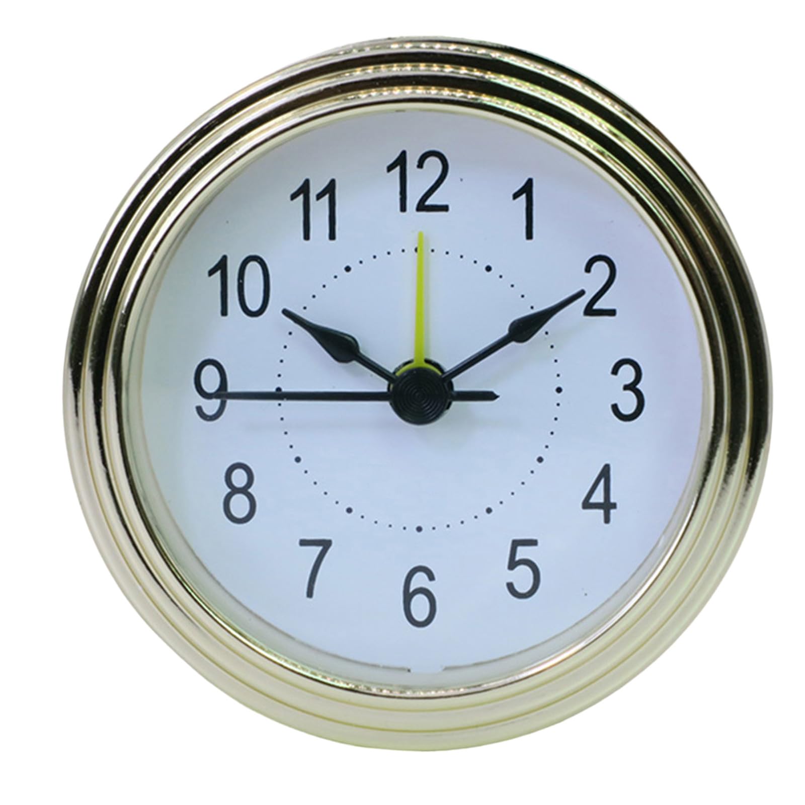 Maxtonser Multifunctional 3Inch Clock Insert Replacement with or Roman Numeral Display Snooze Clock Head for Craft Projects