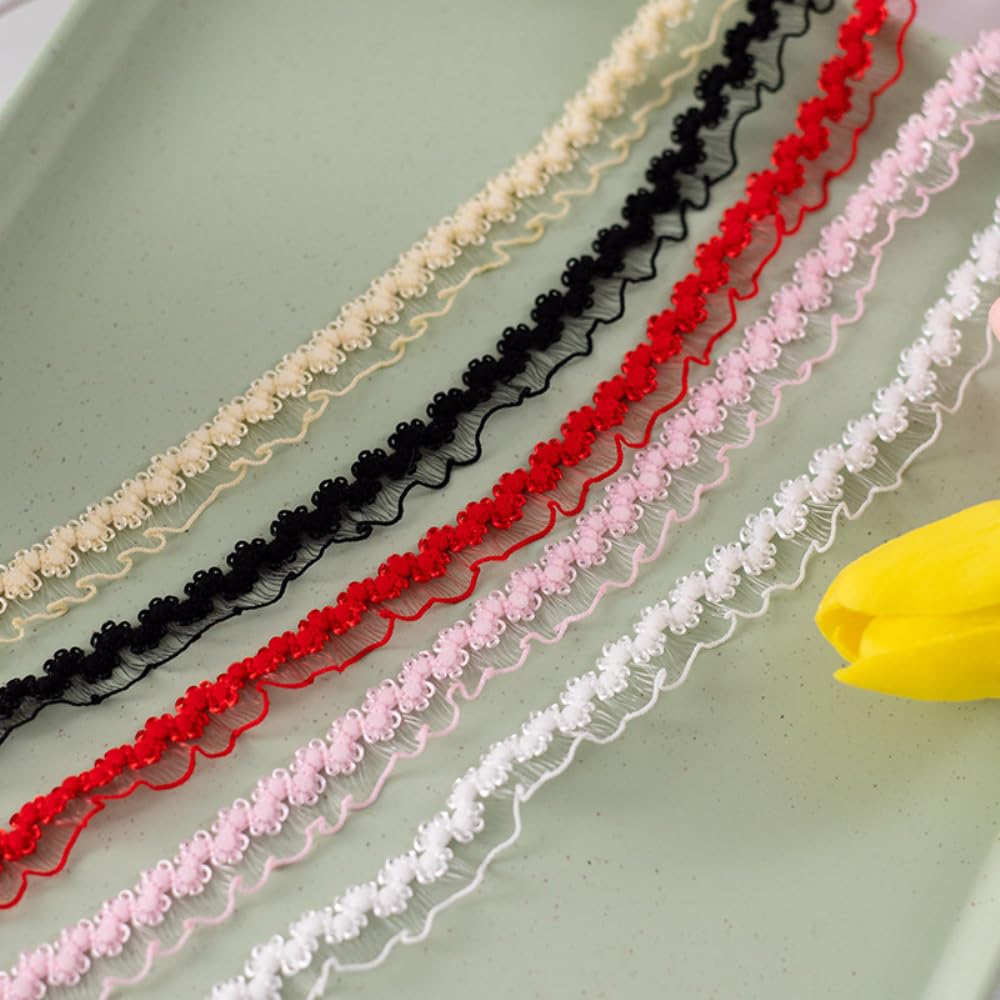 10 Yards Lace Border Elastic Lace Ribbon, Lace Trim Lace - Image 2