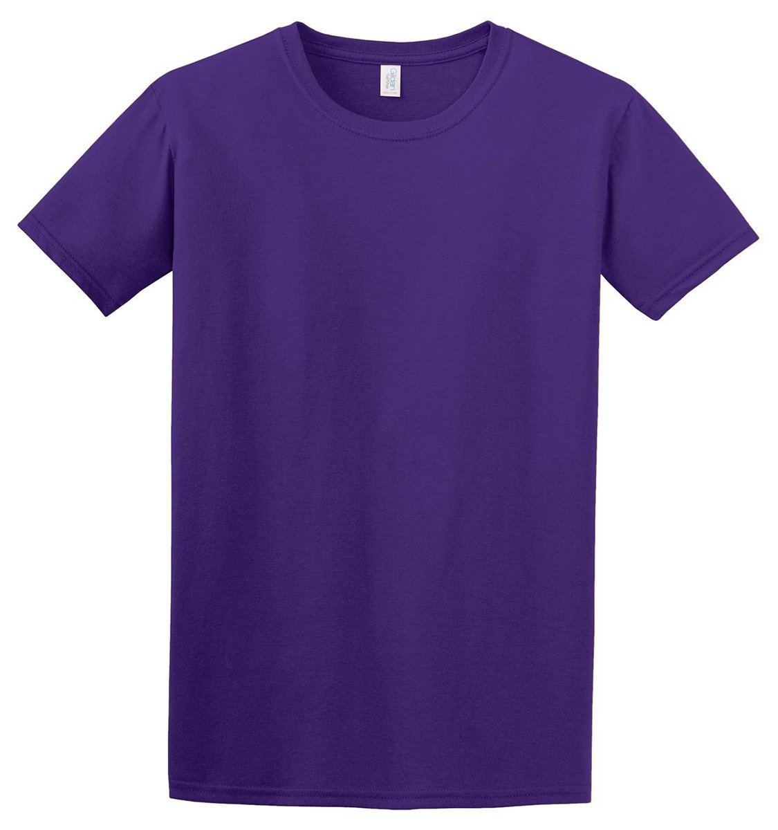 Gildan Mens Short Sleeve Soft-Style T-Shirt (L) (Purple)