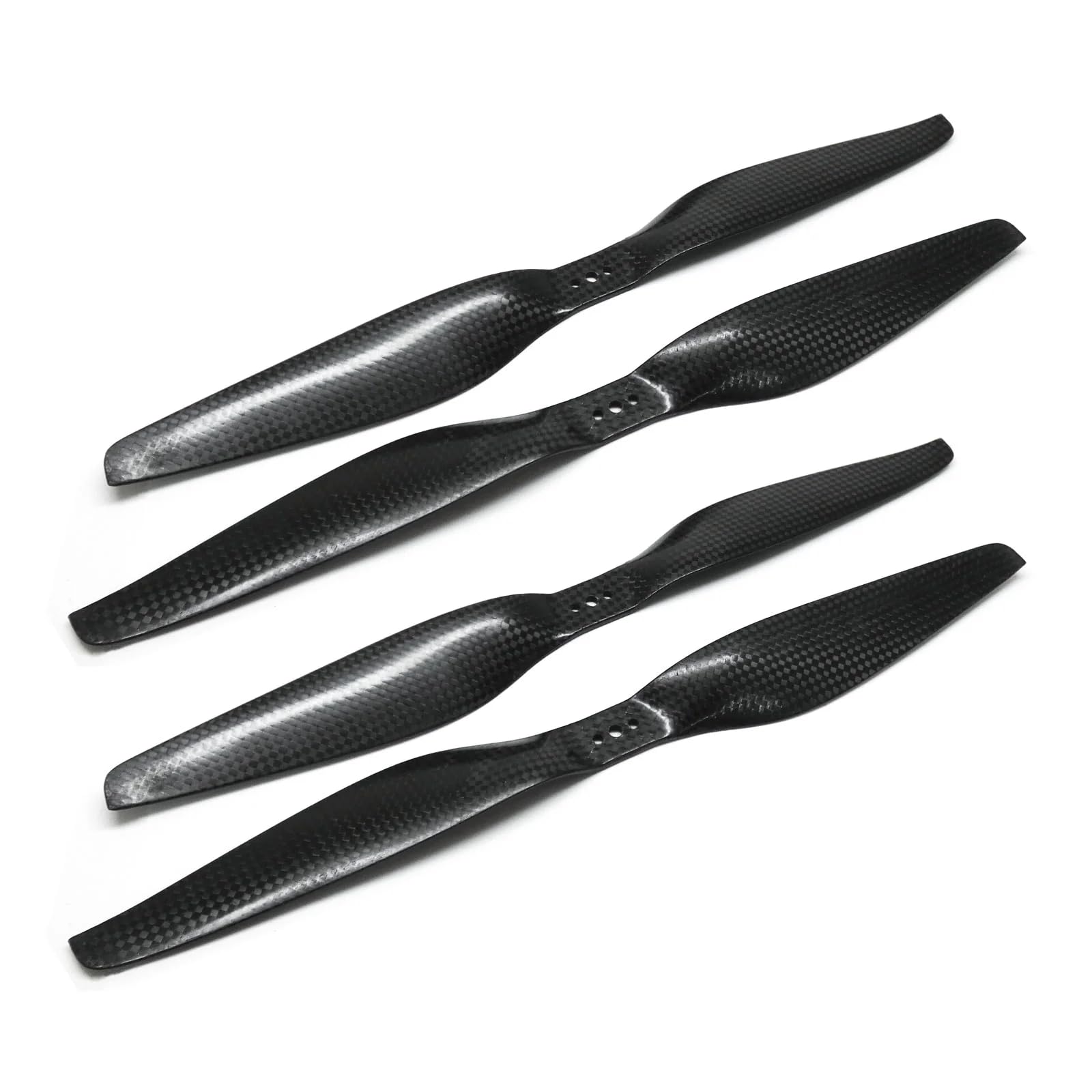 SpeedyFPV 4pcs 1255 Carbon Fiber Propellers T-Style 12x5.5 Prop Set (2X CW / 2X CCW)