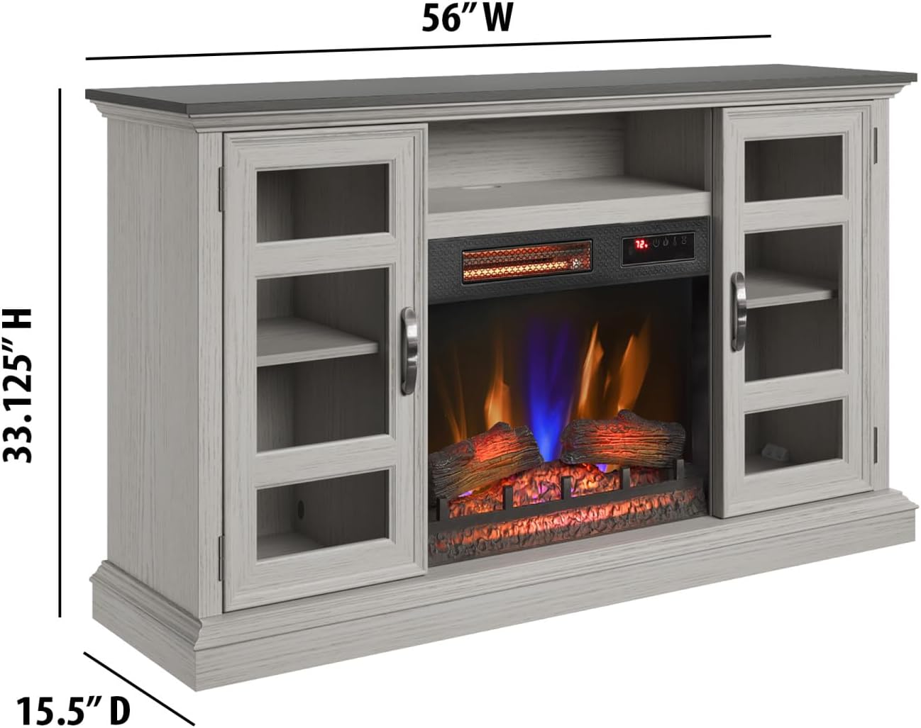 Duraflame Electric Fireplace Entertainment Center dimensions