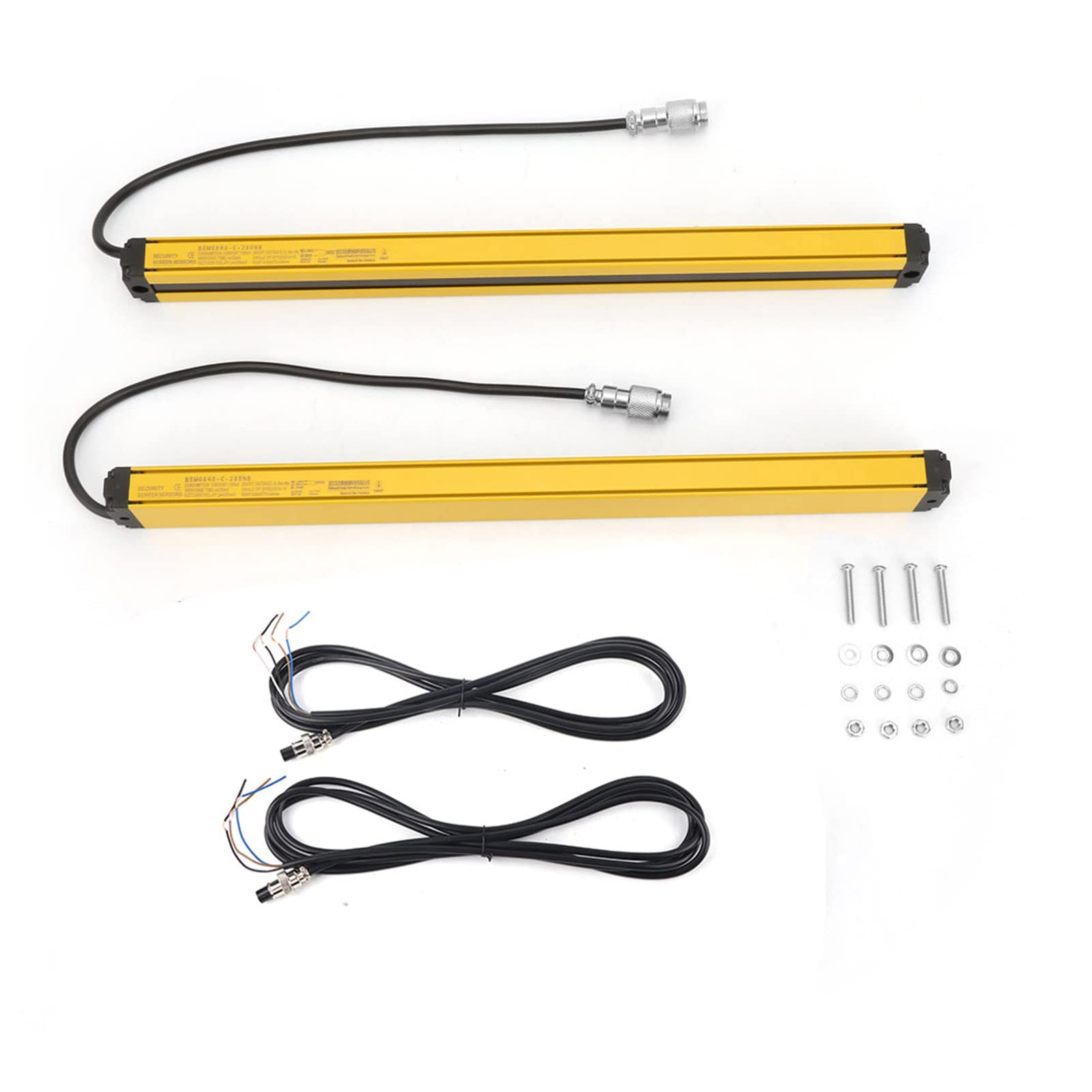 Barriera Fotoelettrica di Sicurezza Sensore Barriera Fotoelettrica Dispositivo di Sicurezza Grata Luminosa Sensore Schermo Luminoso di Sicurezza di Alta qualità DC10-30V (8 raggi