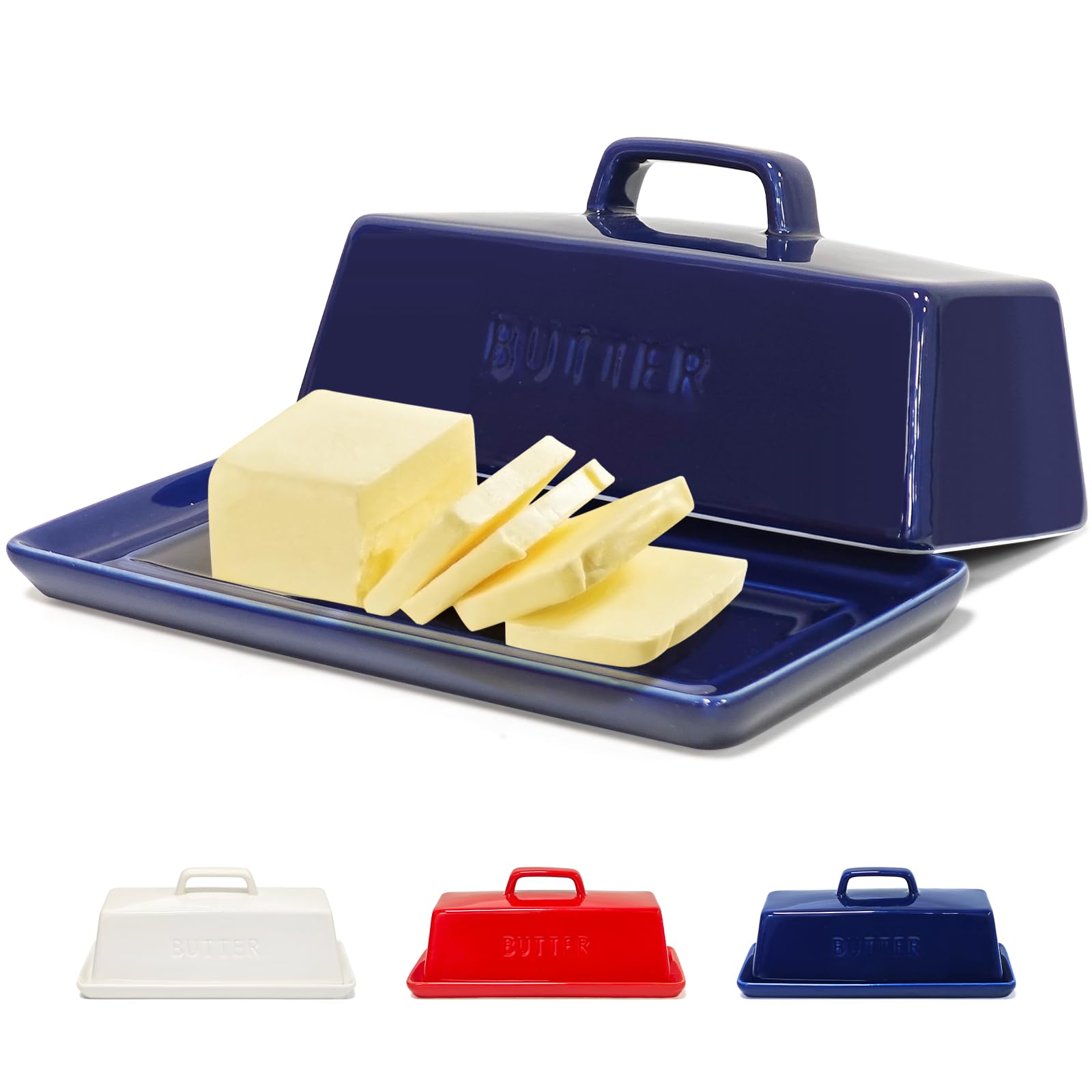 Gute Ceramic Butter Dish with Lid