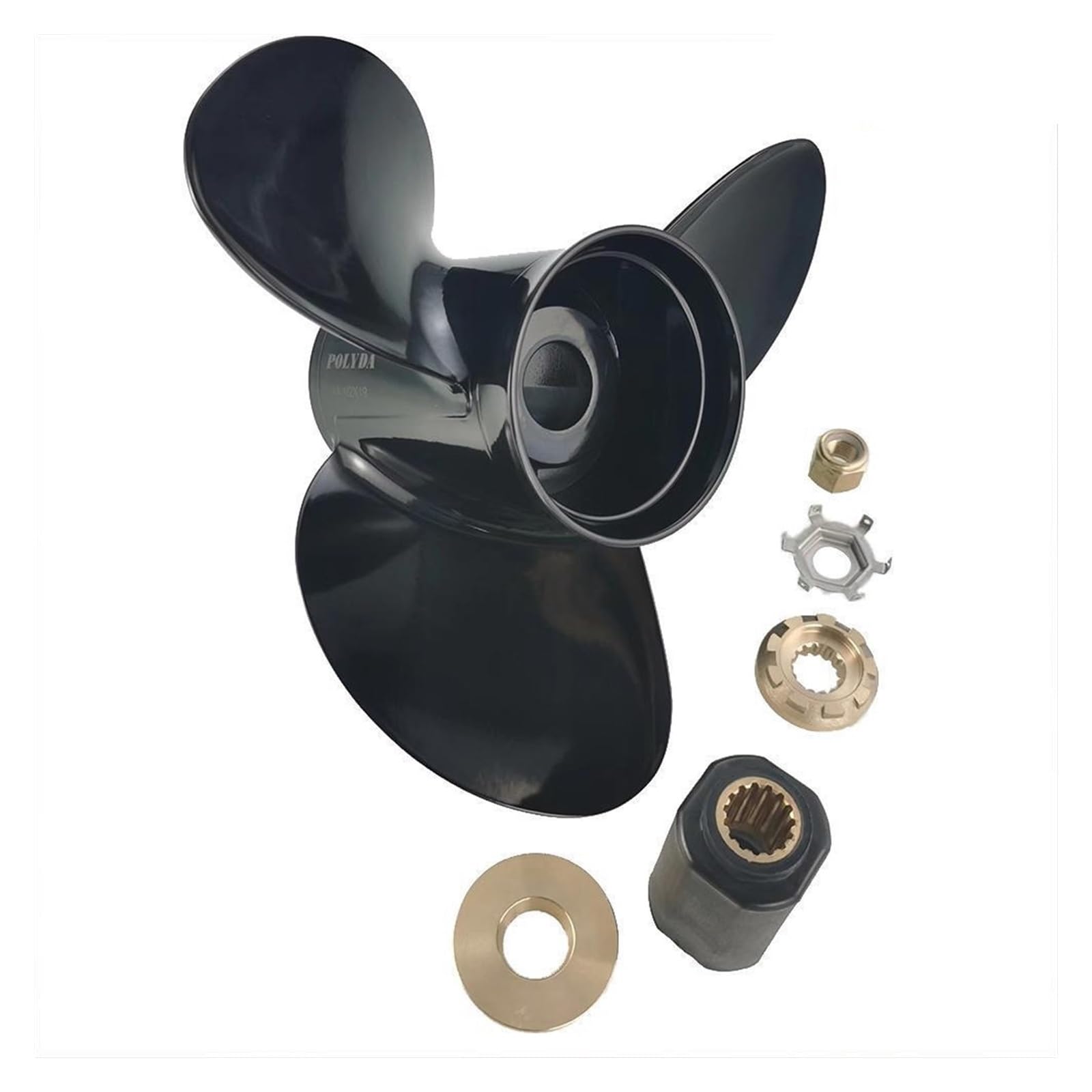 JVDDI Aluminum Alloy Outboard Propeller, Suitable For 90-300HP Horsepower!(15X15)