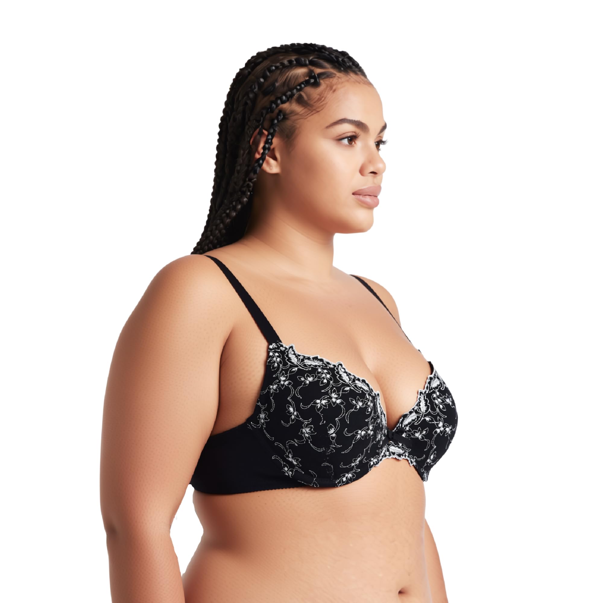 Curve Muse Damen Übergröße +1 Tasse Push-Up BHS