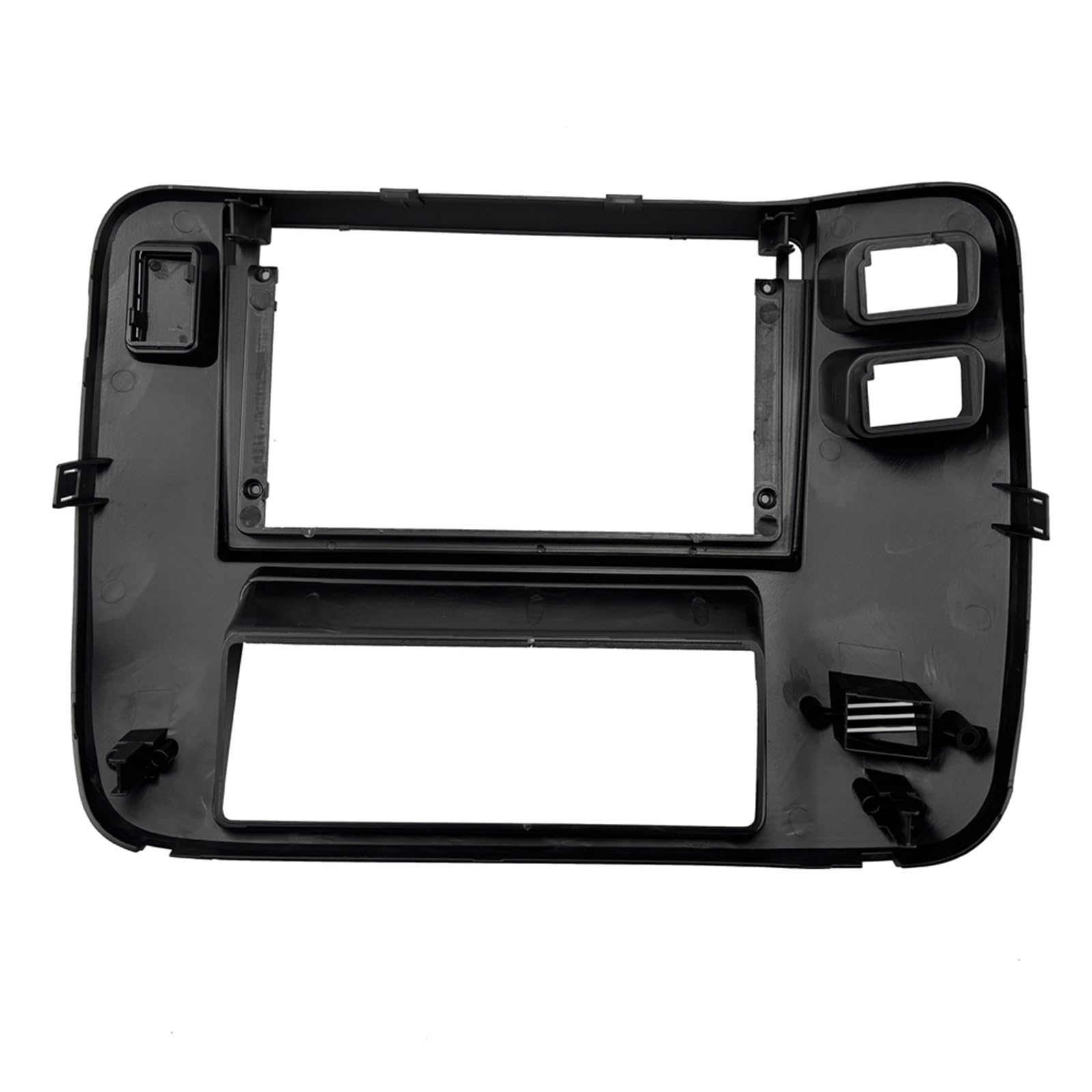 Radio Coche Adaptador Compatible con Nissan Patrol 1997-2005, instalación de Panel Tablero, Bisel, Placa Frontal, Kit Marco Radio para automóvil 2 DIN y 9 Pulgadas Marco Radio Coche(Black LHD)