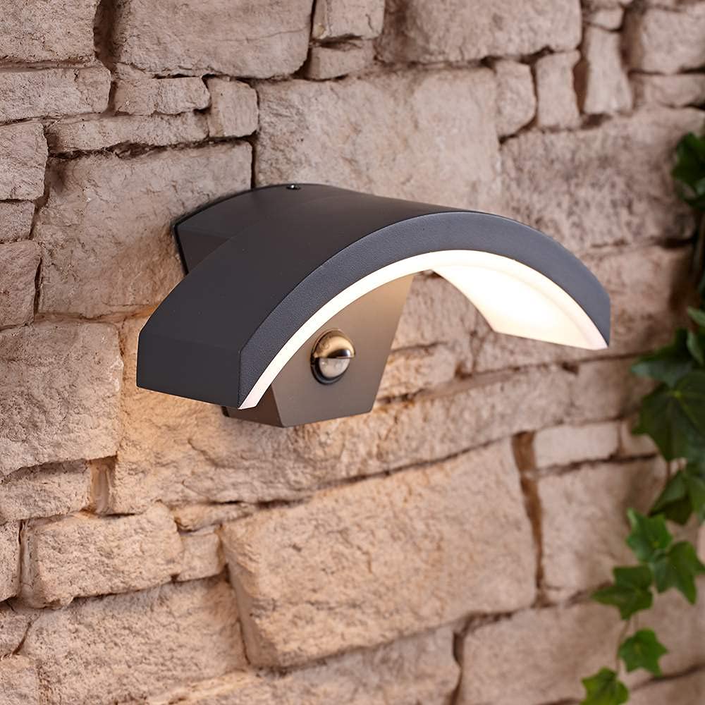 Buy Biard LED Curve Outdoor Wall Light IP54 Curve Halo Integrated LED