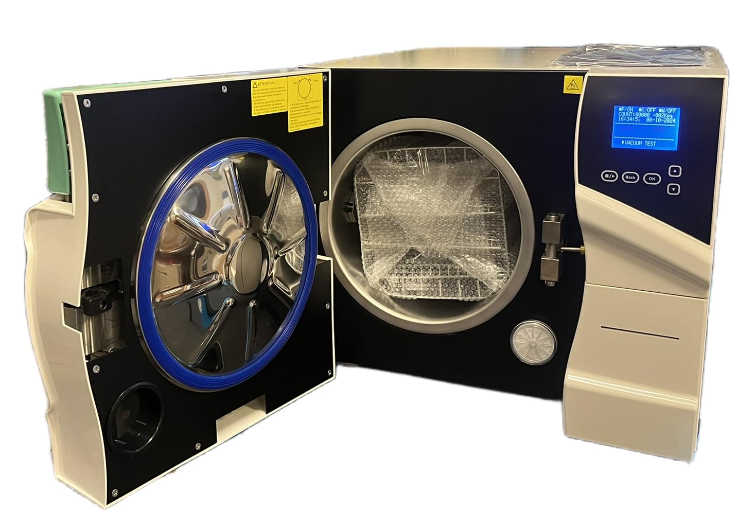 22 Liter New Dental Vacuum Steam Autoclave Sterilizer With Printer USB Class B CE, 11 Standard Program
