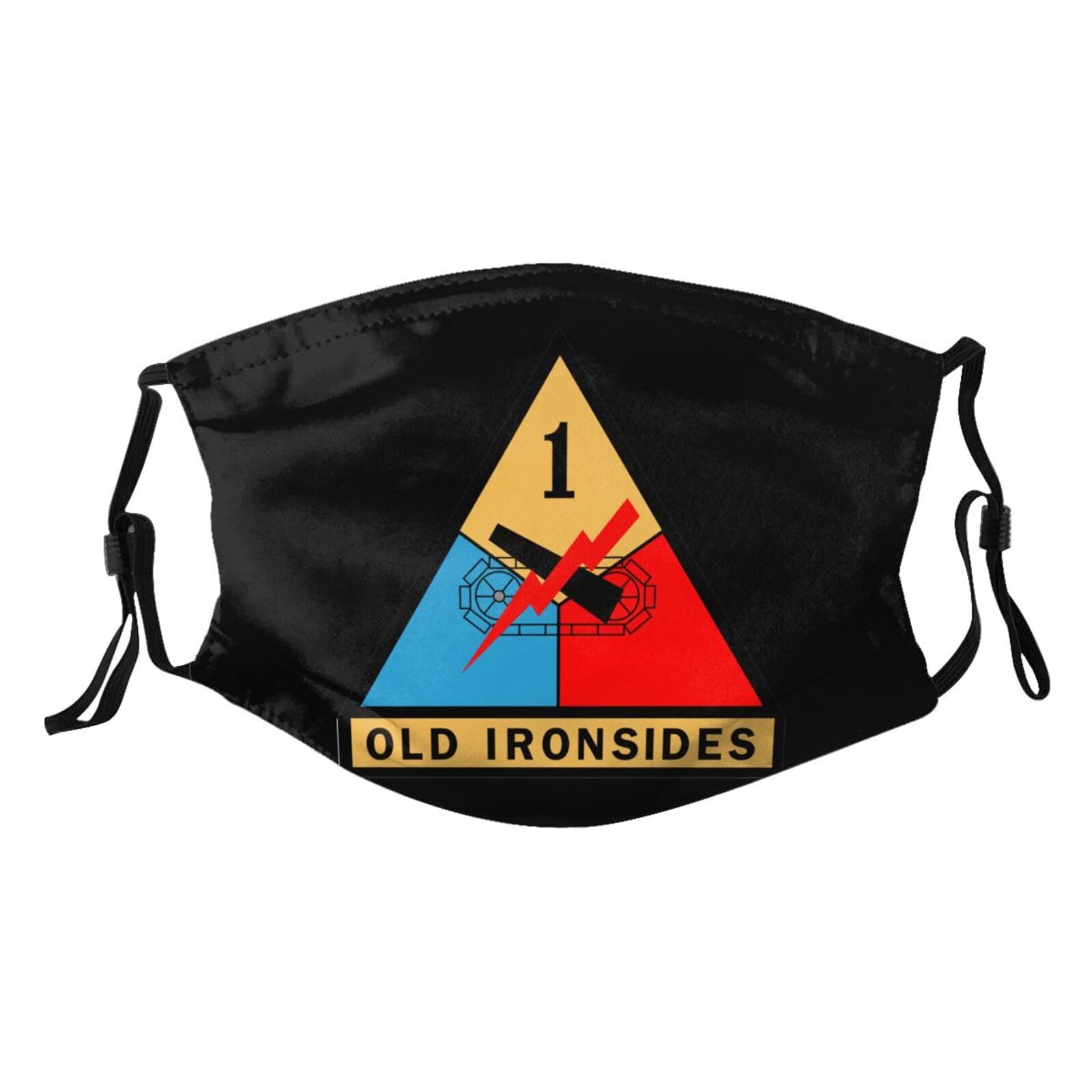 US Army 1st Armored Division Adult Dust Mask Adjustable Dust Face with 2 Filter52