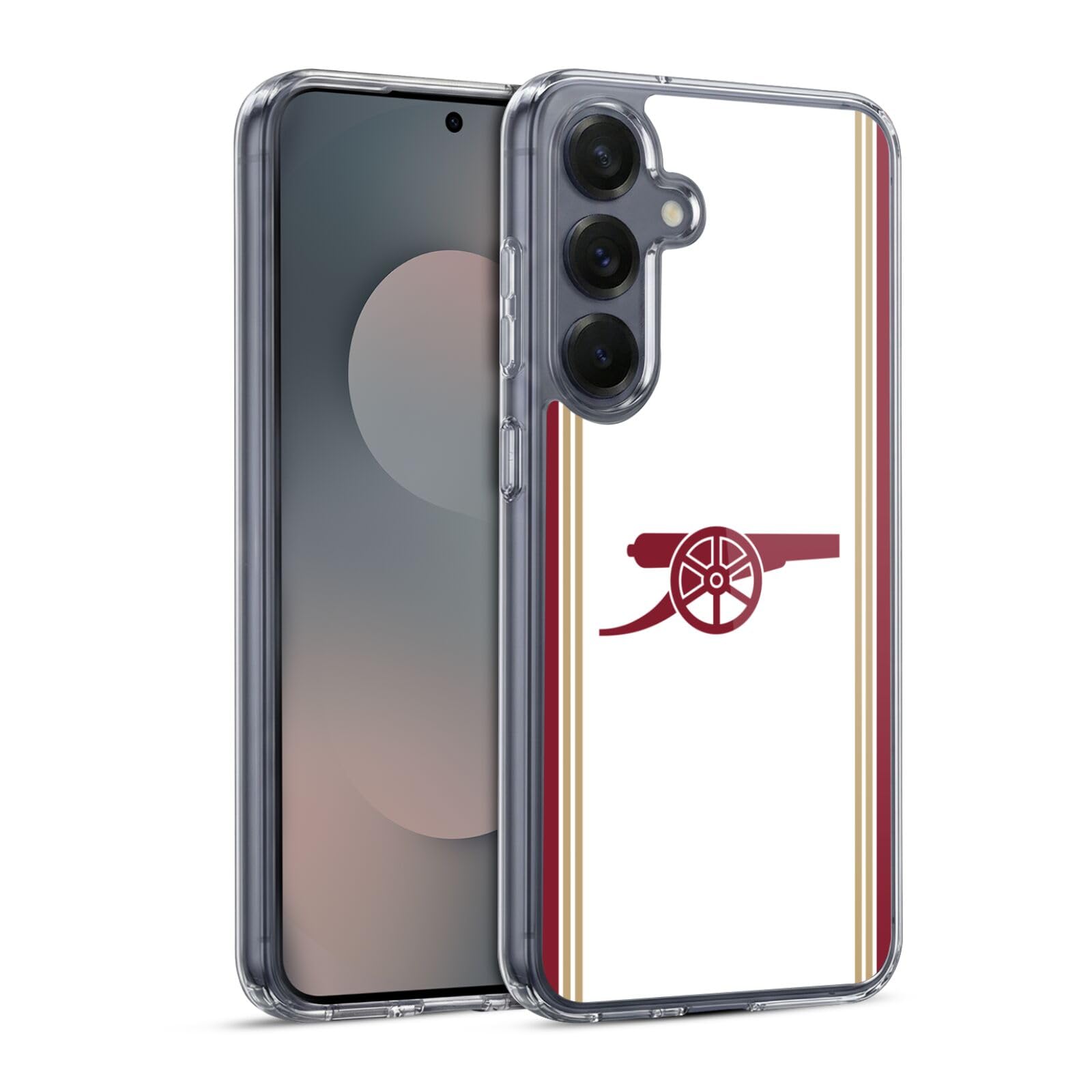 Head Case Designs Officially Licensed Arsenal FC Third 2025/26 Kit Gel Case [Military Grade Protection] Compatible With Samsung Galaxy S25 — image 1