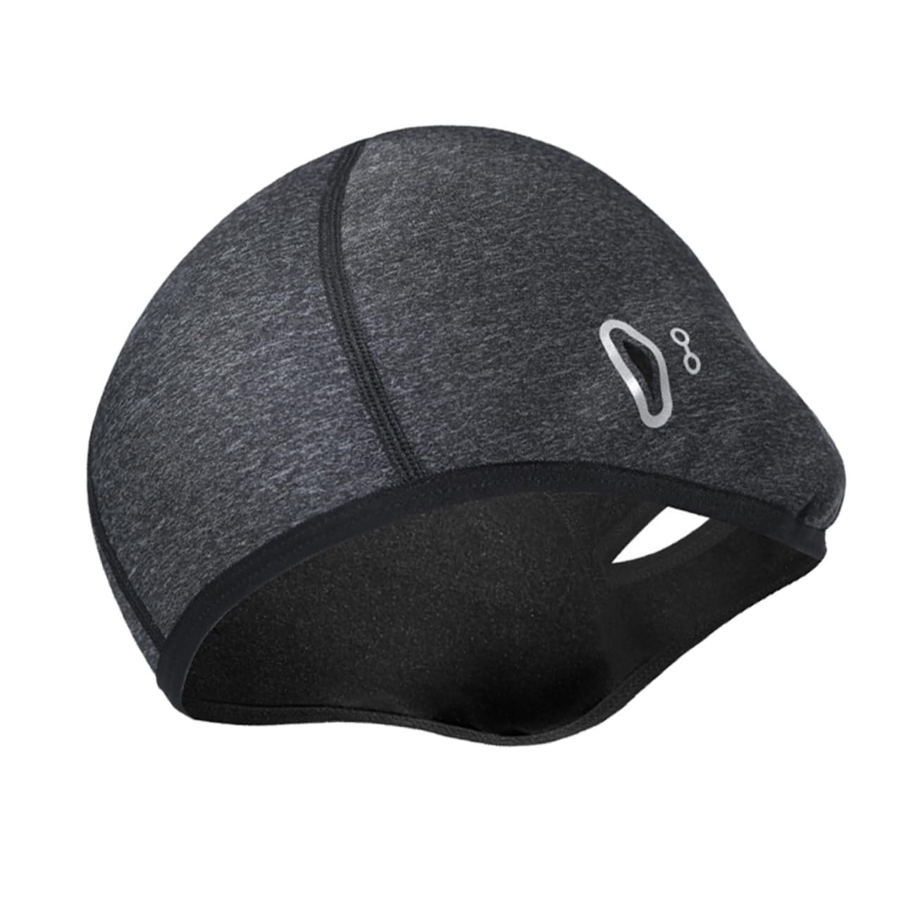 BESPORTBLE Skull Cap Helmet Liner Cap Warm Winter Cycling Hat Thermal Beanie Glasses Port Windproof for Men's Safety Grey