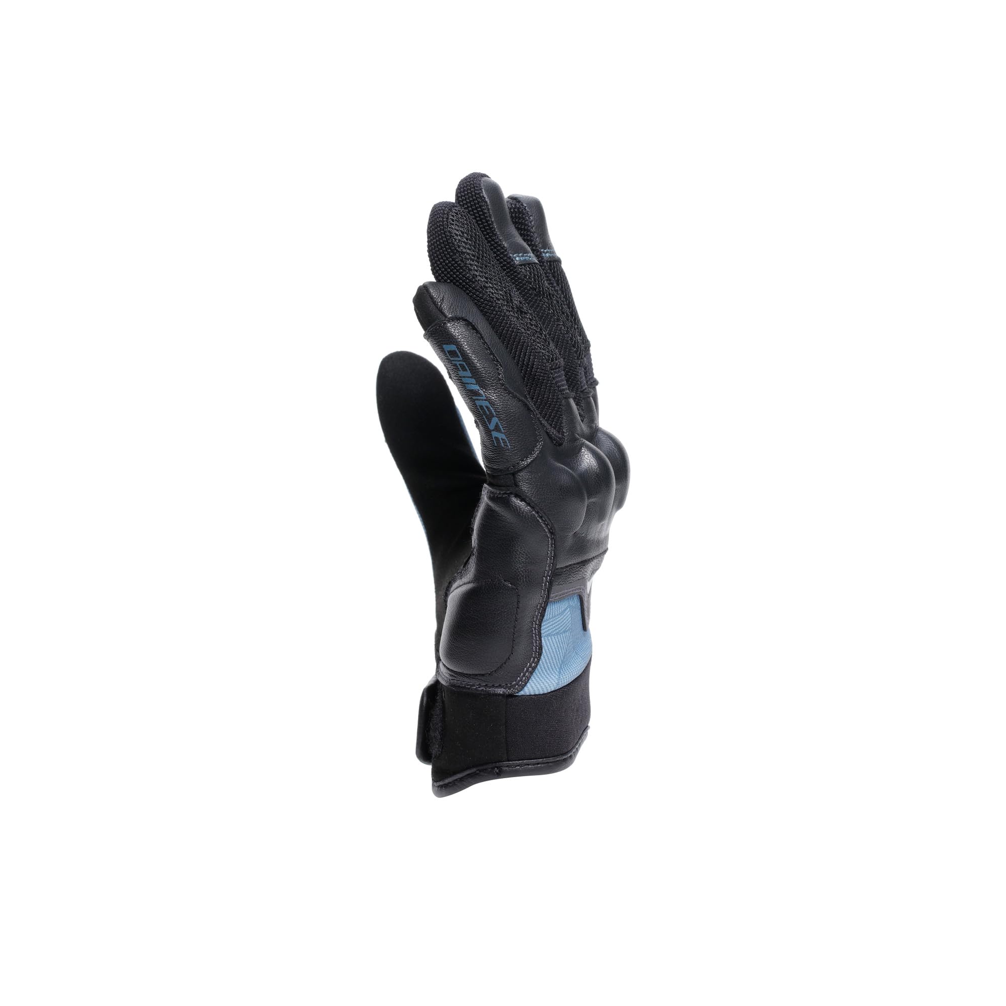 Dainese - Gants Ermex, Gants de Moto d'été pour Femme, Respirants avec Inserts en Mesh, Protections rigides des articulations, Renforts en Cuir, écran Tactile, XL, Noir et Blanc