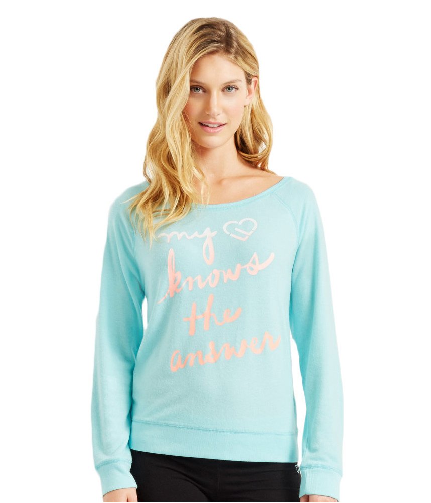 Aeropostale Womens LLD Heart Sweatshirt