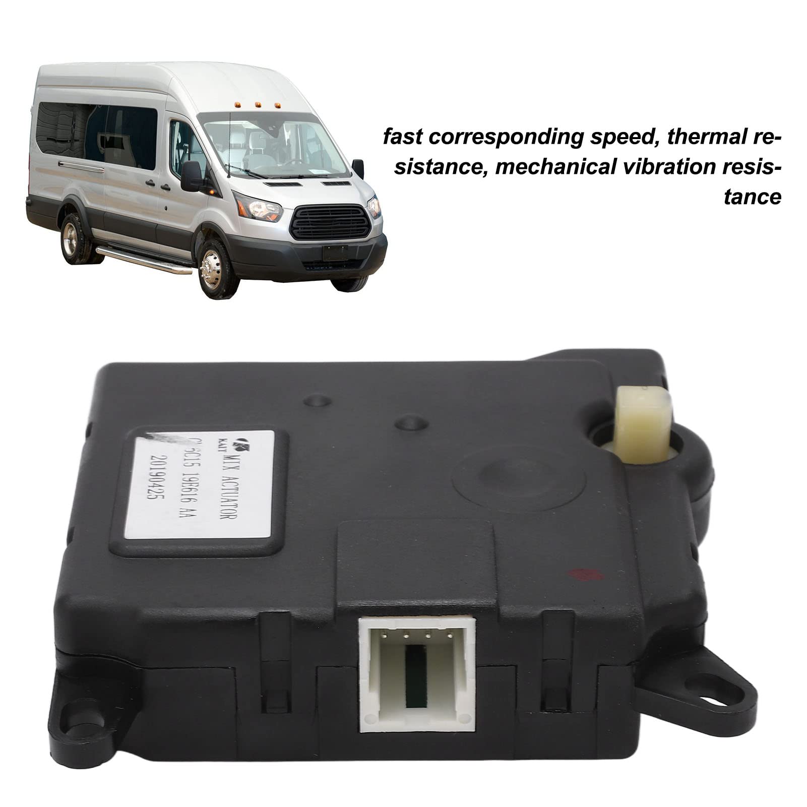 EBTOOLS Heizungsstellantrieb ABS Auto Heizungsregler 95VW 19E616 AD D7NEE224 AC Heizungssteuerung Servomotor Ersatz für Ford Transit T12 T15 V347 V184 1995-2012