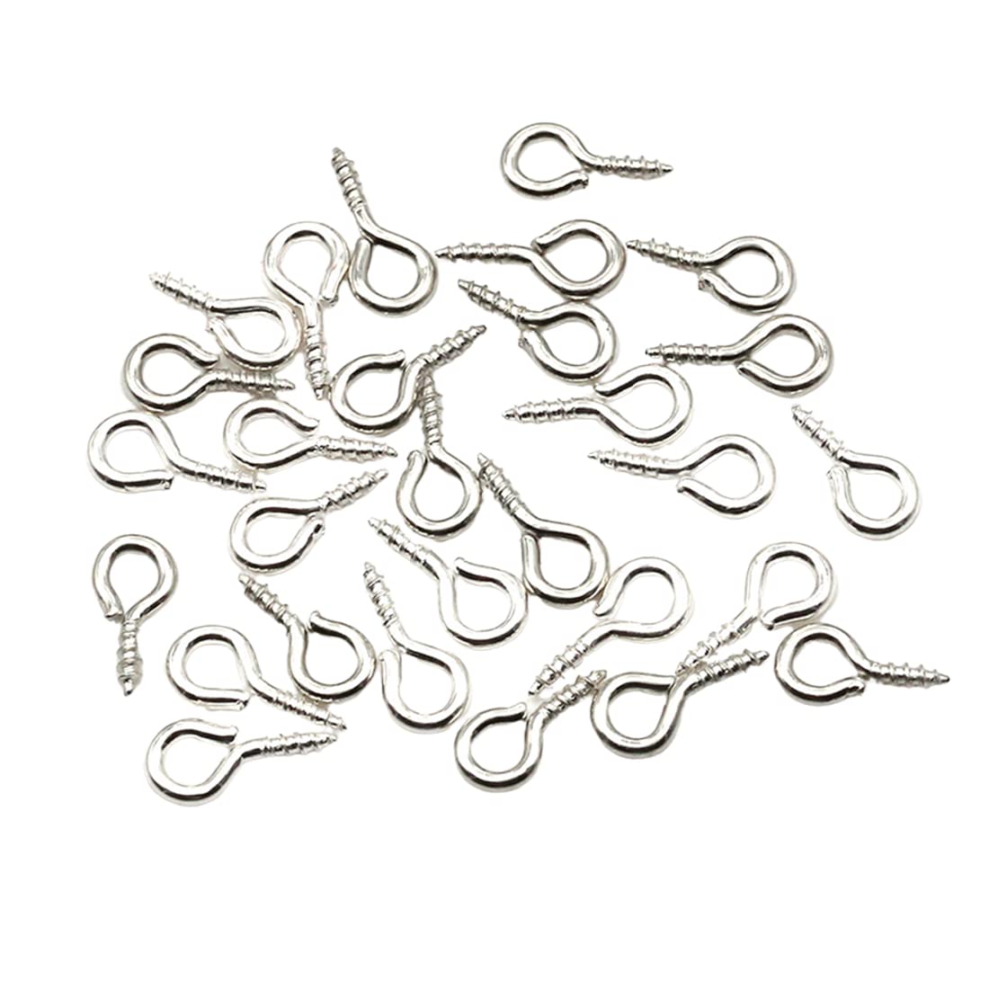 Viti Ad Occhiello Bymivofun - 4/5/6 Mm, Per Bricolage, Resina, Gioielli - Foto 4