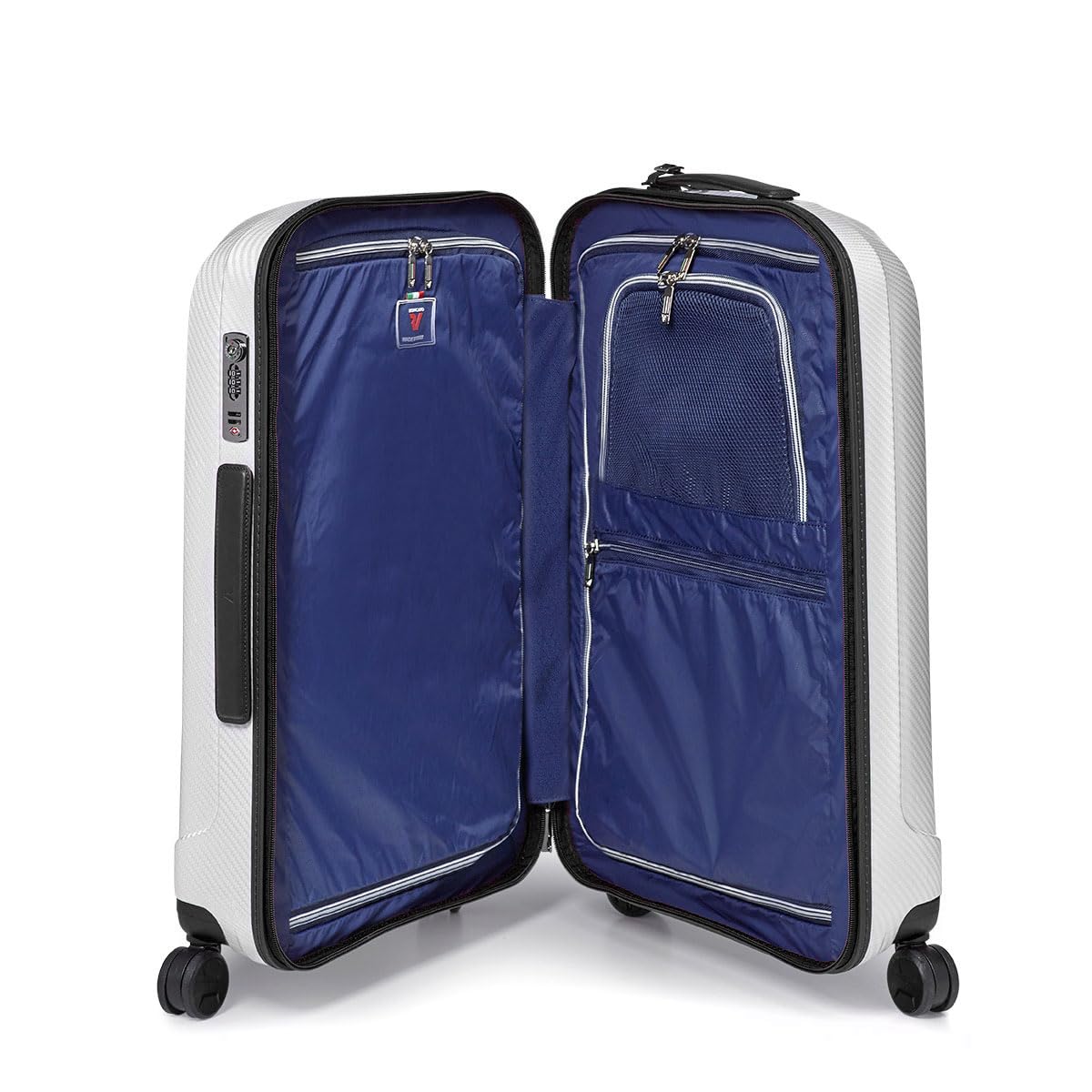 Roncato WE ARE GLAM Trolley grande 78 cm - Bianco/Nero