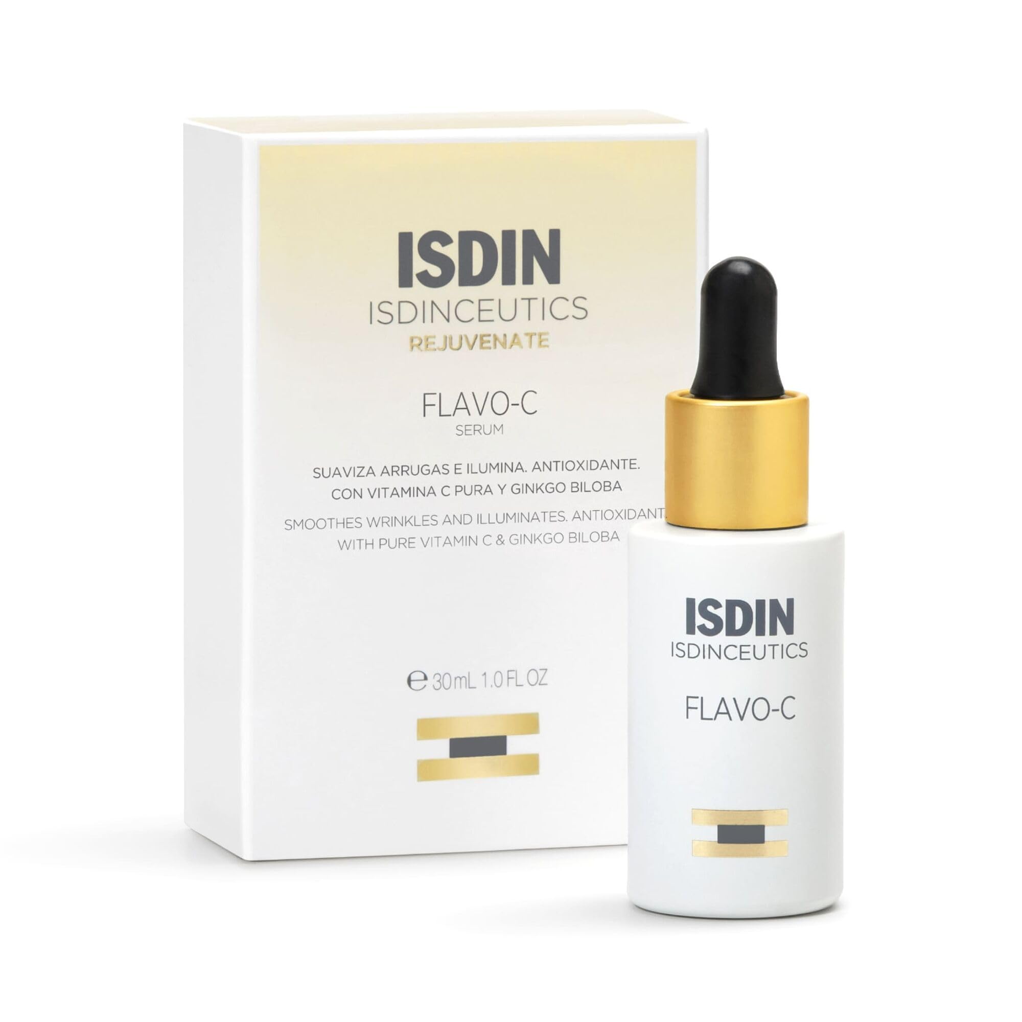 ISDIN Isdinceutics Flavo-C Potente Siero Antiossidante - Pelle ringiovanita e luminosa 1 x 30ml