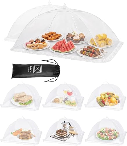 Food Covers for Outside 2 Extra Large Pop-Up Umbrella Screen Tents
